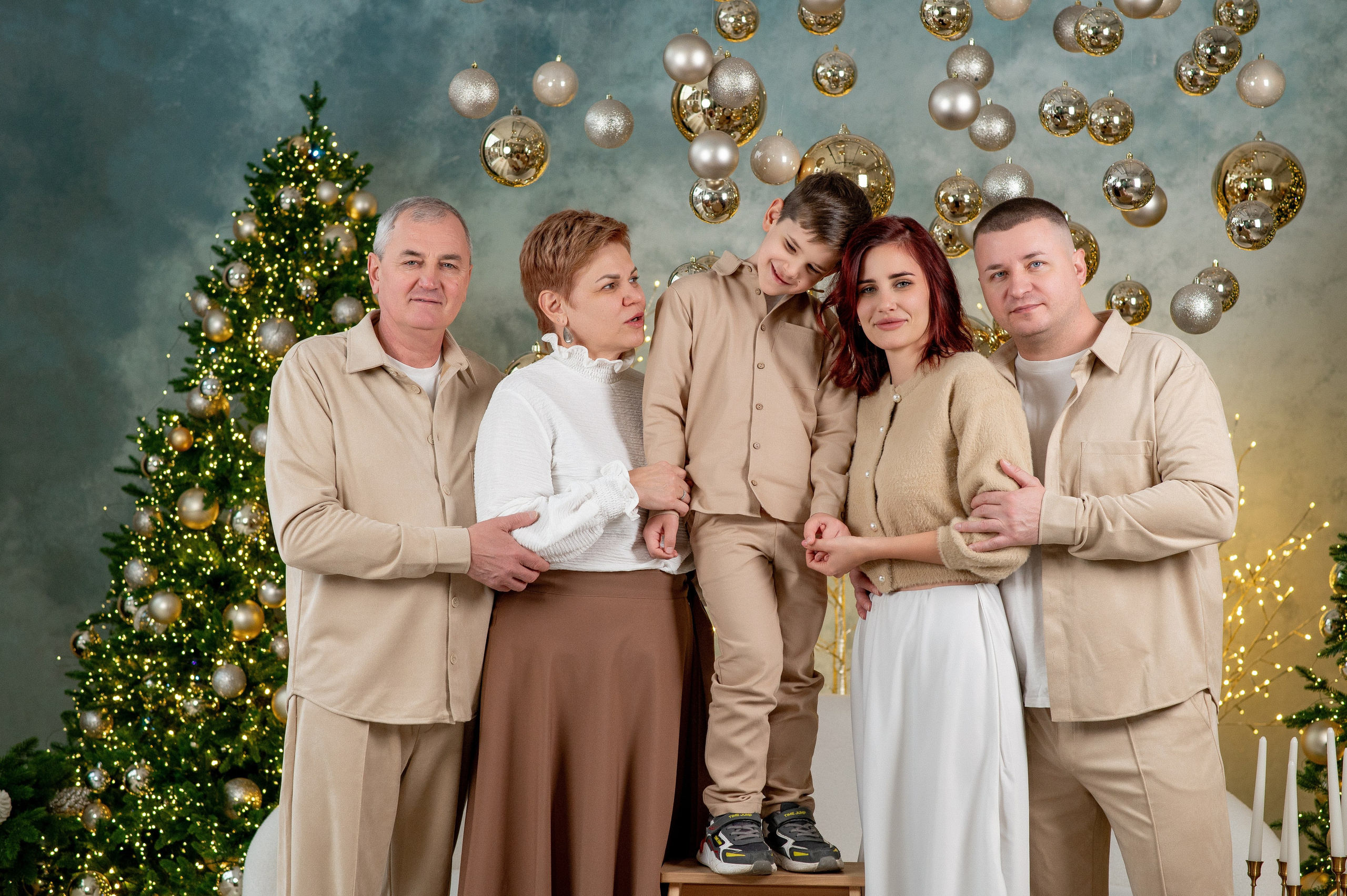 Семейная съемка, новый год. Фотограф Юлия Куталова | Краснодар