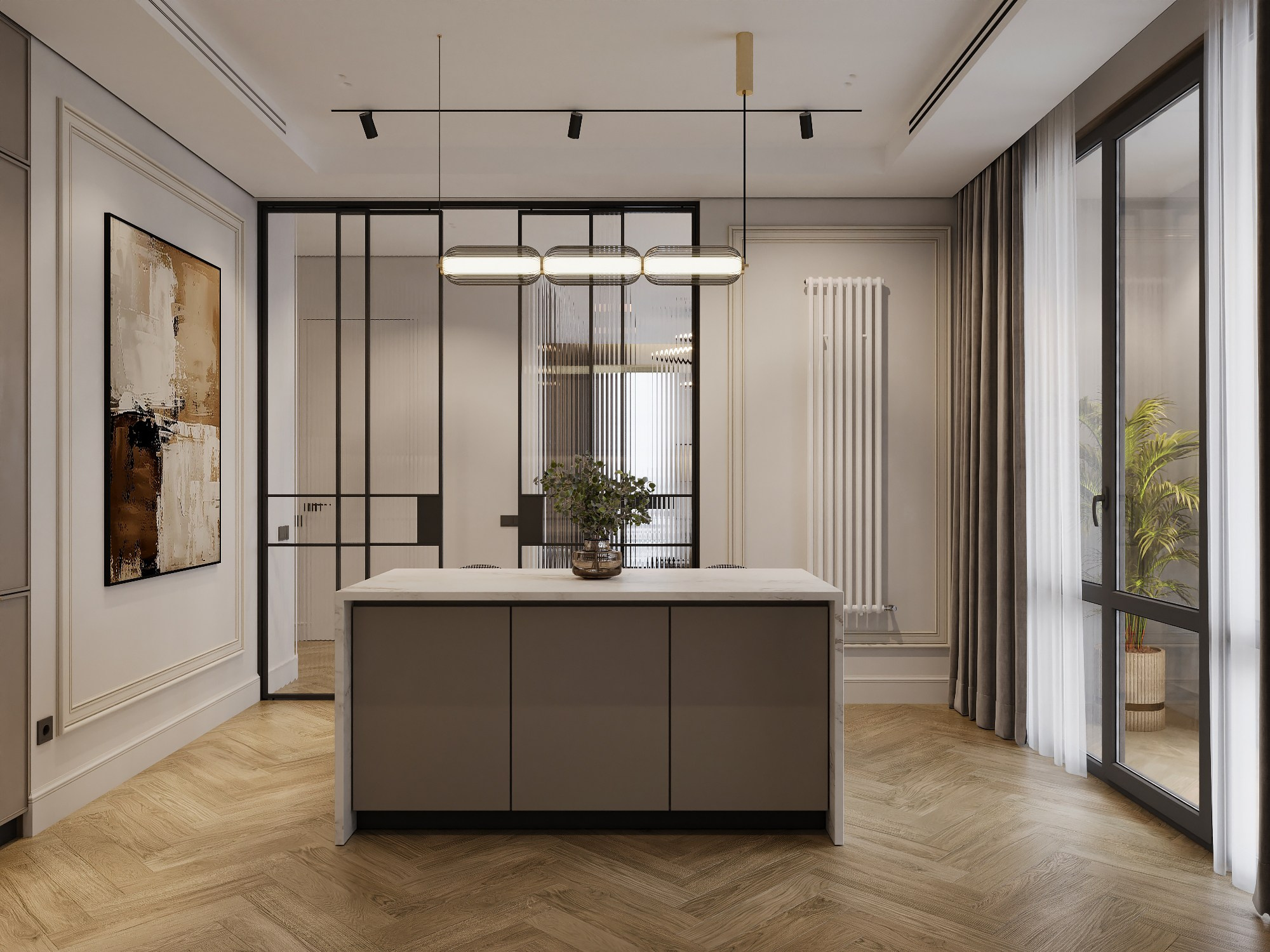 ЖК «RiverSide», 145 м². Room Design Studio