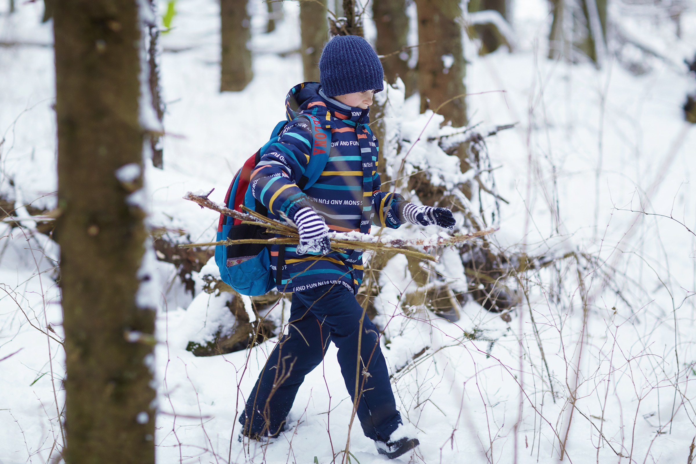 Короткий зимний поход в лес (04.01.2021). Фотограф Роман Желтухин
