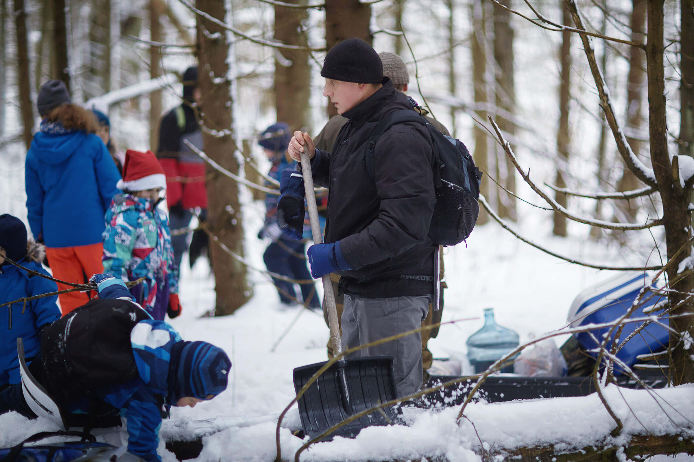 Короткий зимний поход в лес (04.01.2021). Фотограф Роман Желтухин