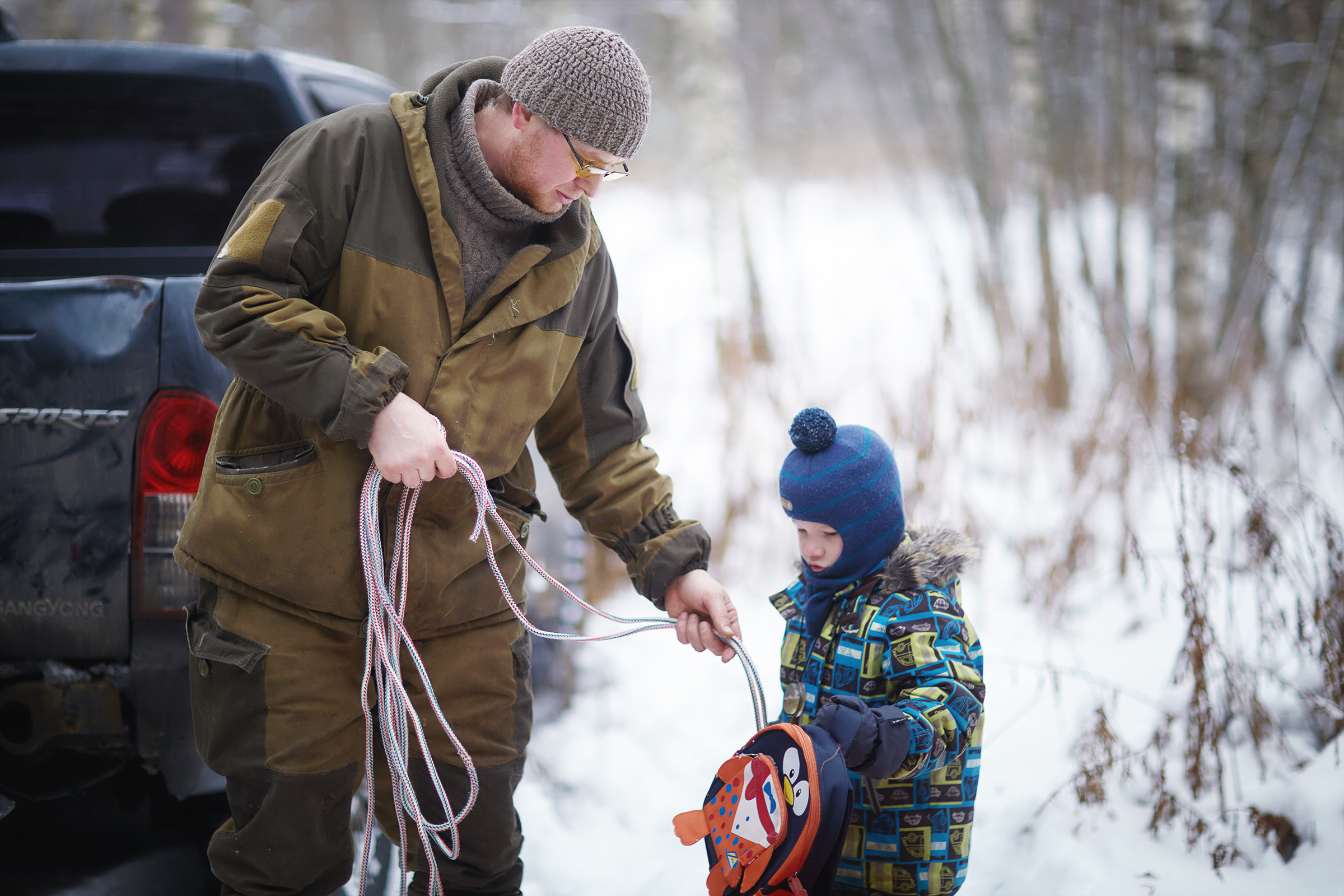 Короткий зимний поход в лес (04.01.2021). Фотограф Роман Желтухин
