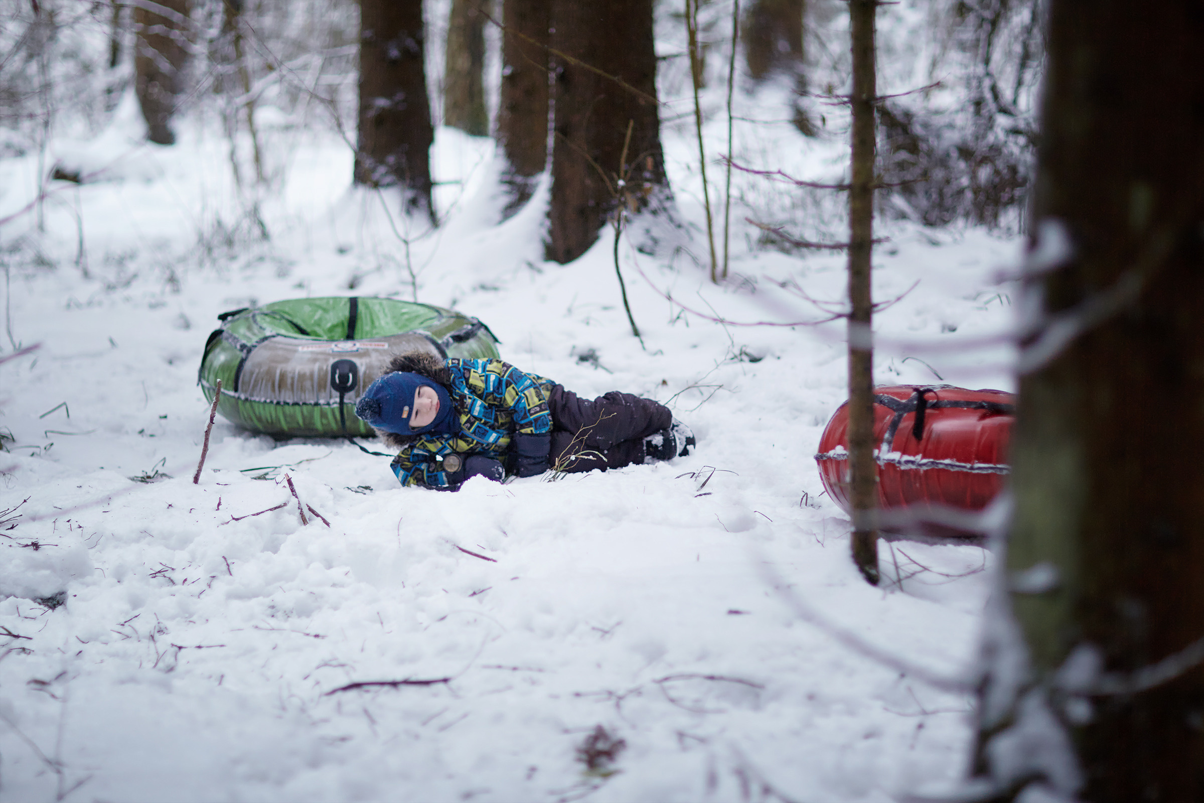 Короткий зимний поход в лес (04.01.2021). Фотограф Роман Желтухин