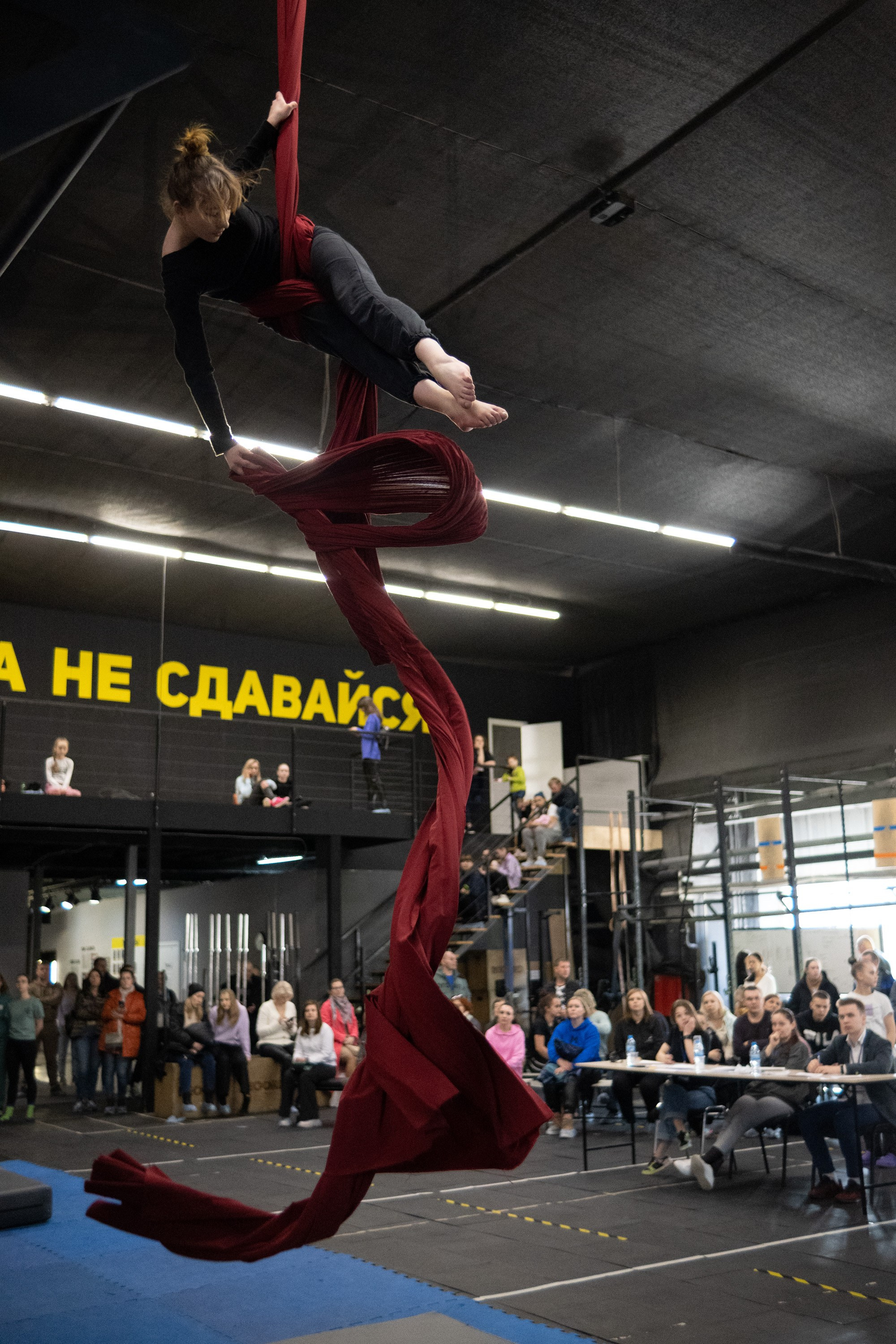 Внутриклубные соревнования по воздушной гимнастике 02.04.23