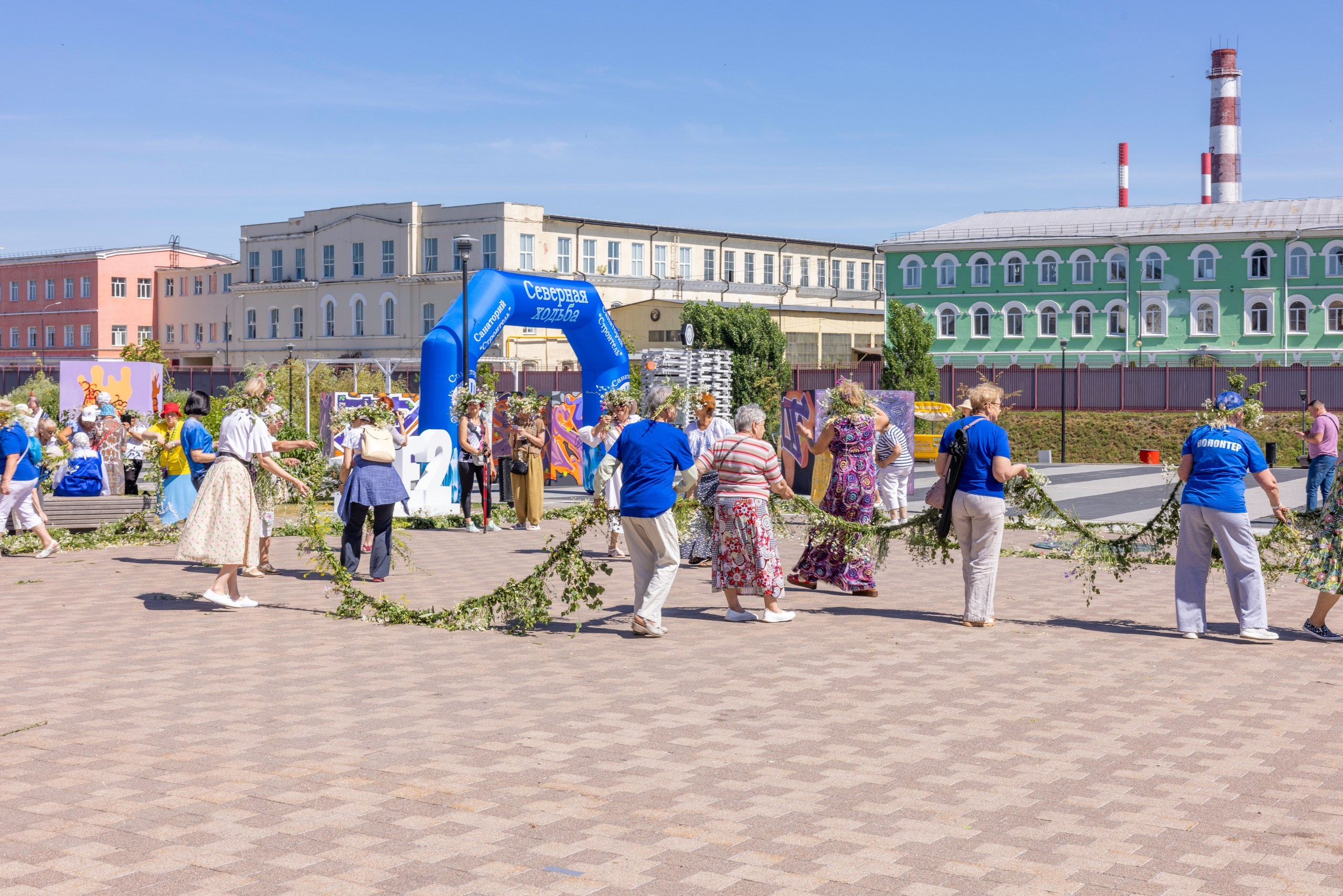 Фестиваль «Ромашковый хоровод». Северная ходьба. Фотограф в Туле Крупский АнДРей. Фотостудия «КАДР71» в Туле