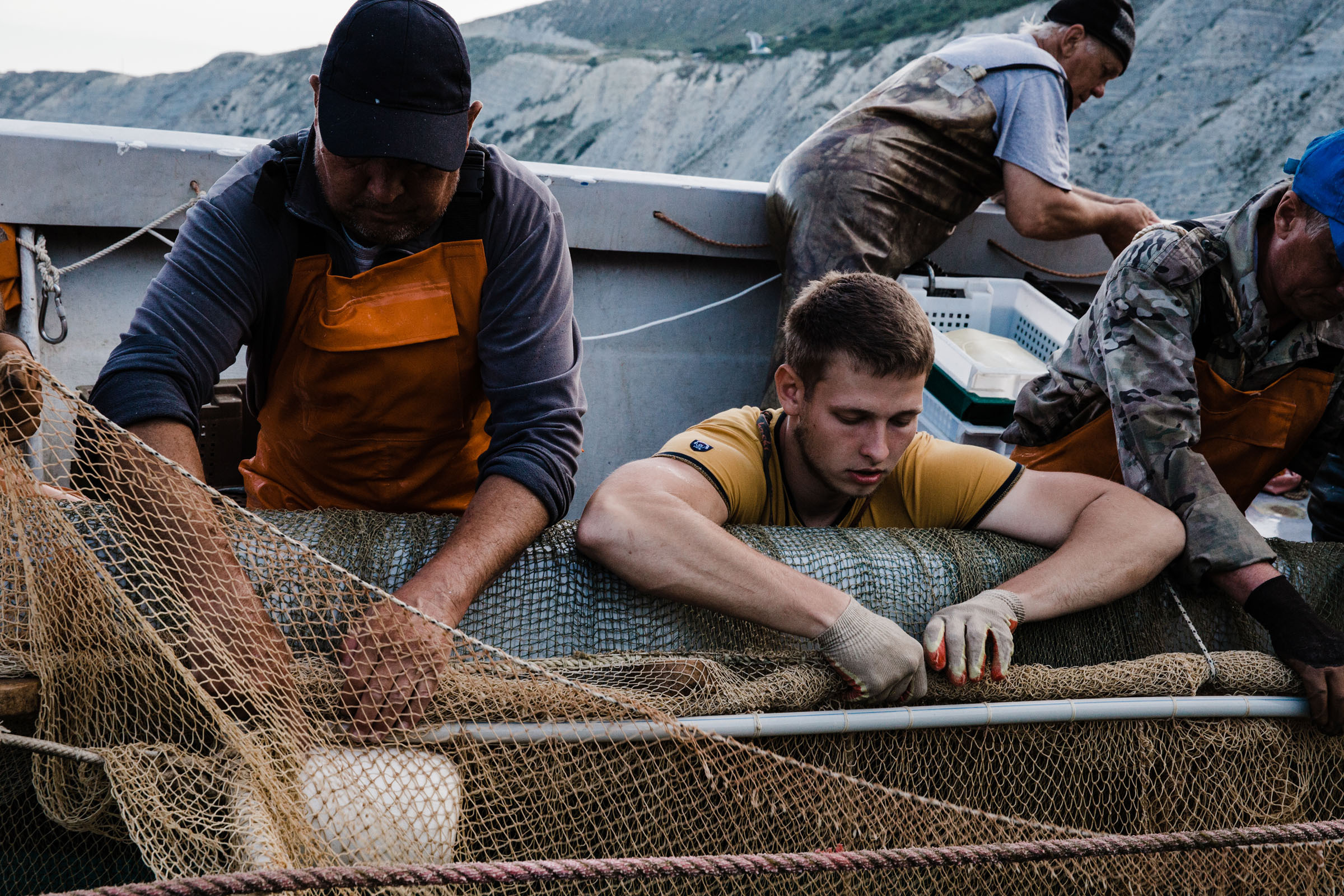 Рыбаки. Фотограф Алутера Ирина