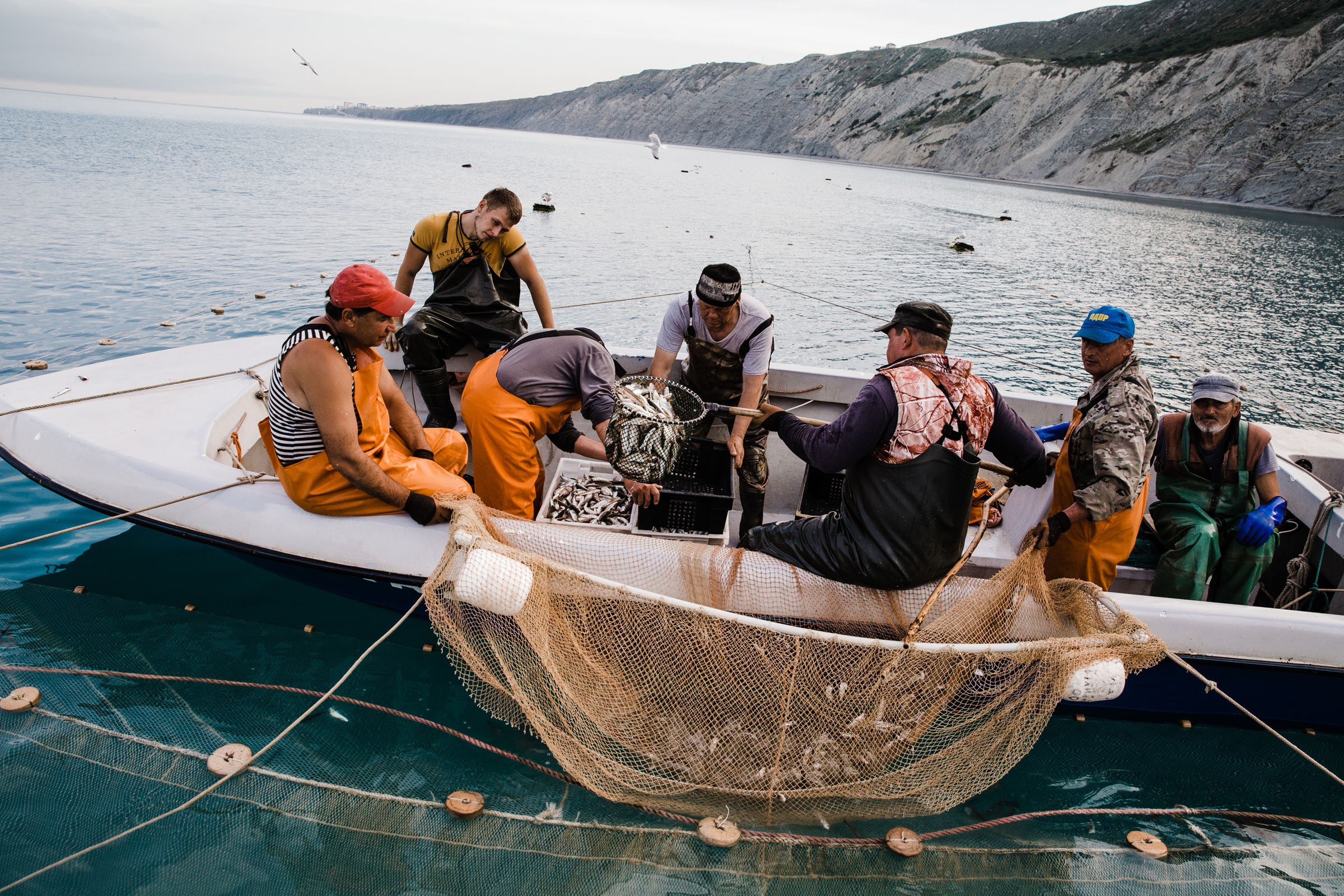 Рыбаки. Фотограф Алутера Ирина