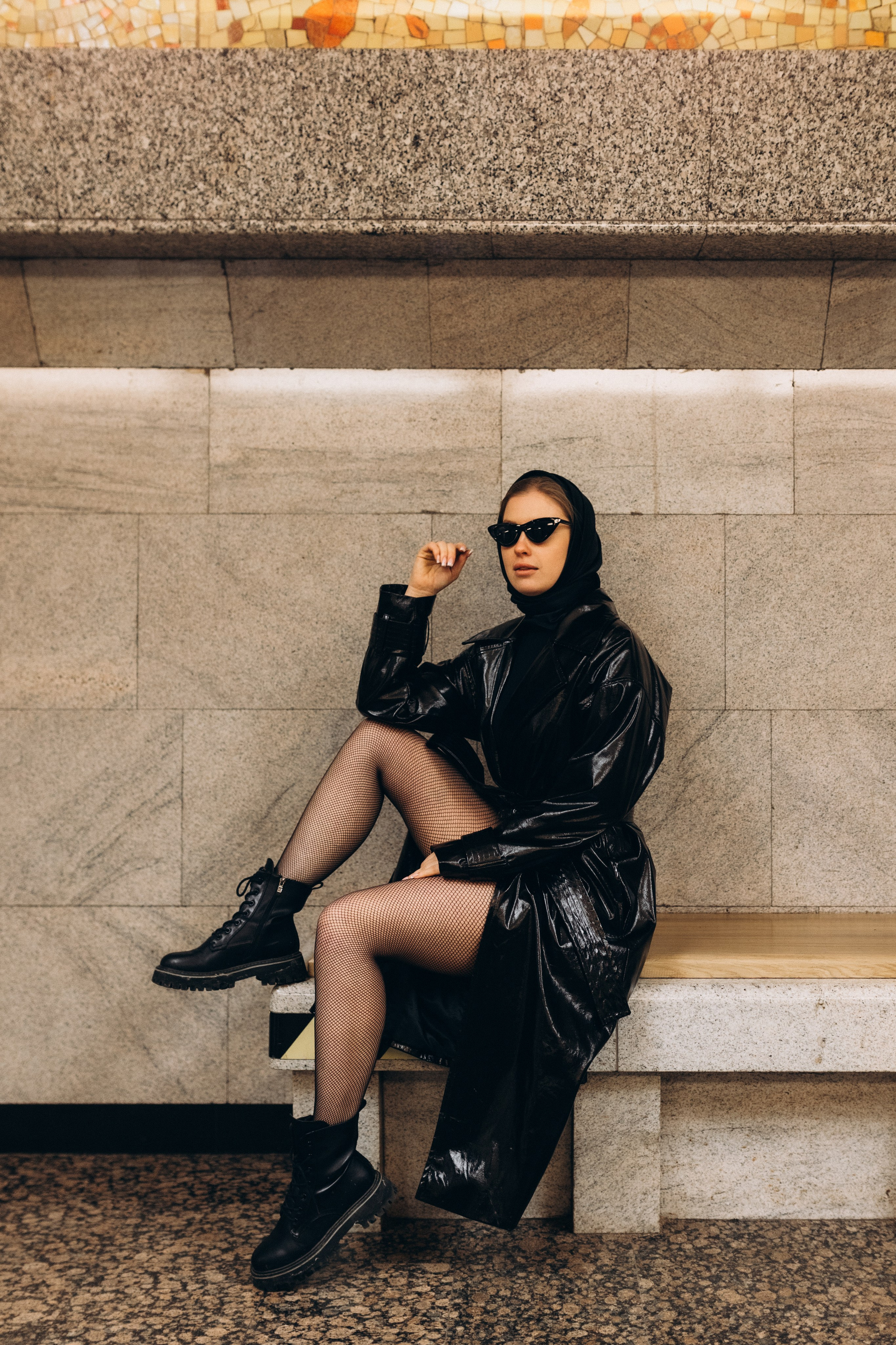 Наташа и парковка. Фотограф Артем Бросов в Санкт-Петербурге и Дубае