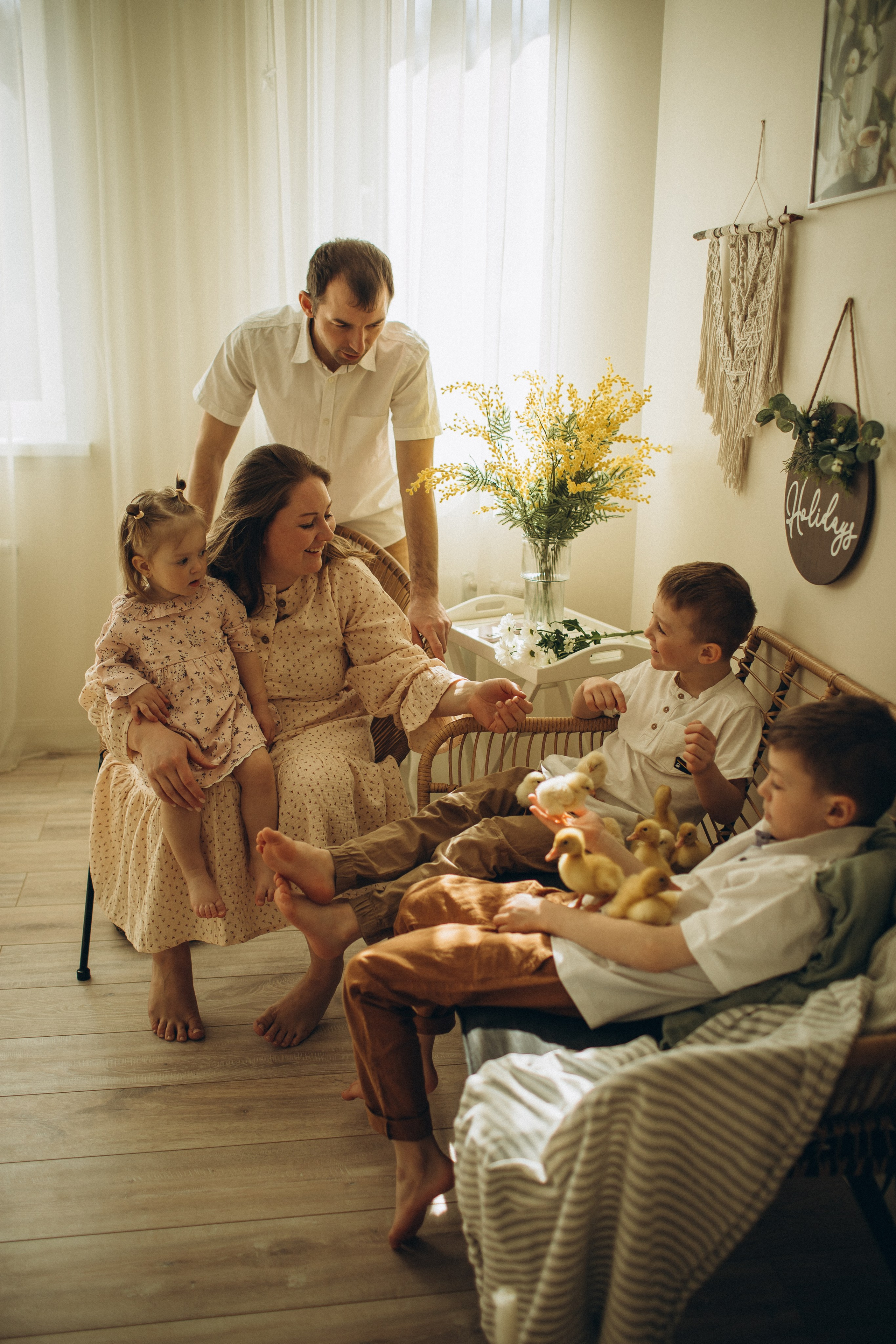 Виктория и Иван с детками. Семейный фотограф в Москве и Московской области Лазутина Валентина