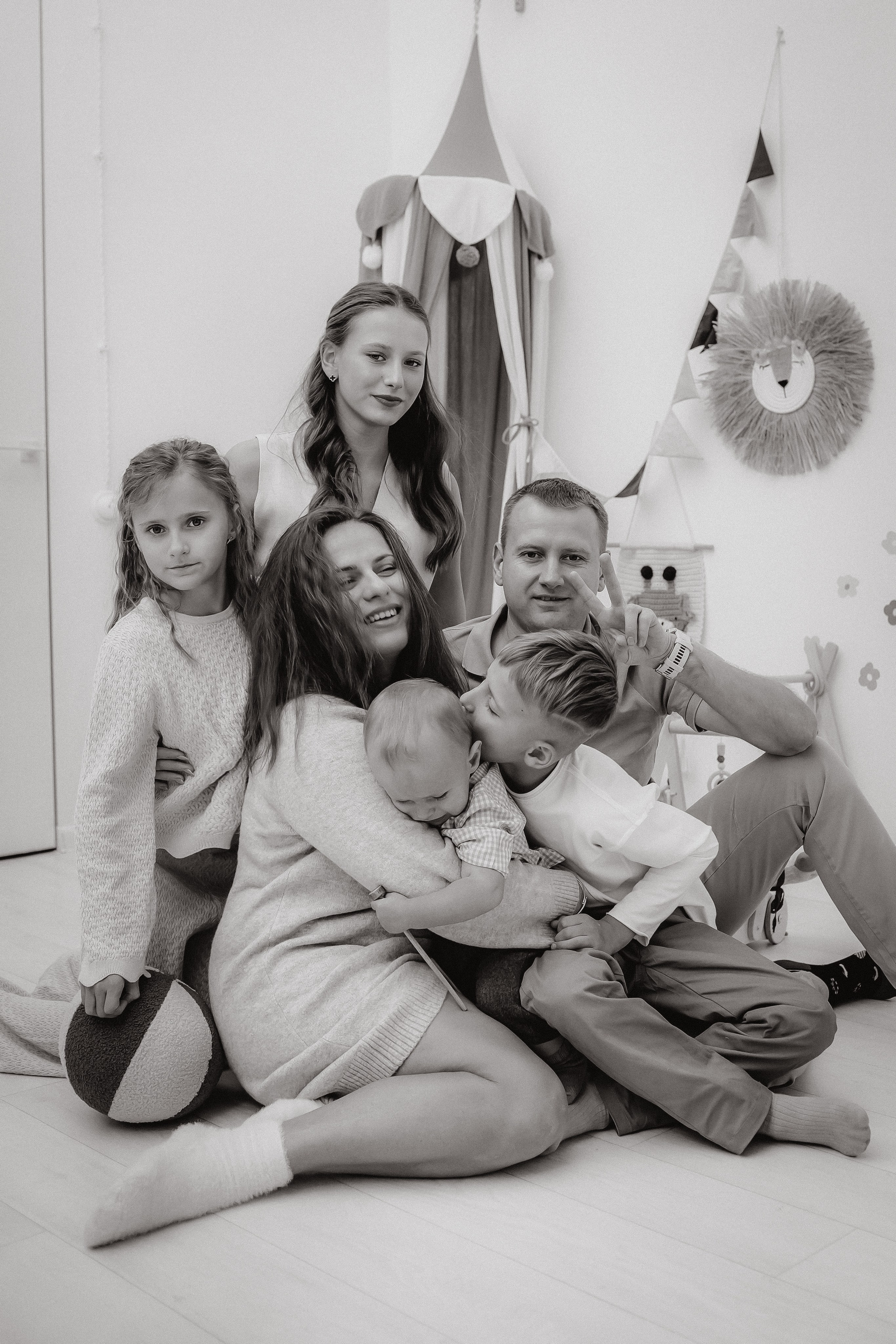 Елена с детьми. Семейный фотограф в Москве и Московской области Лазутина Валентина