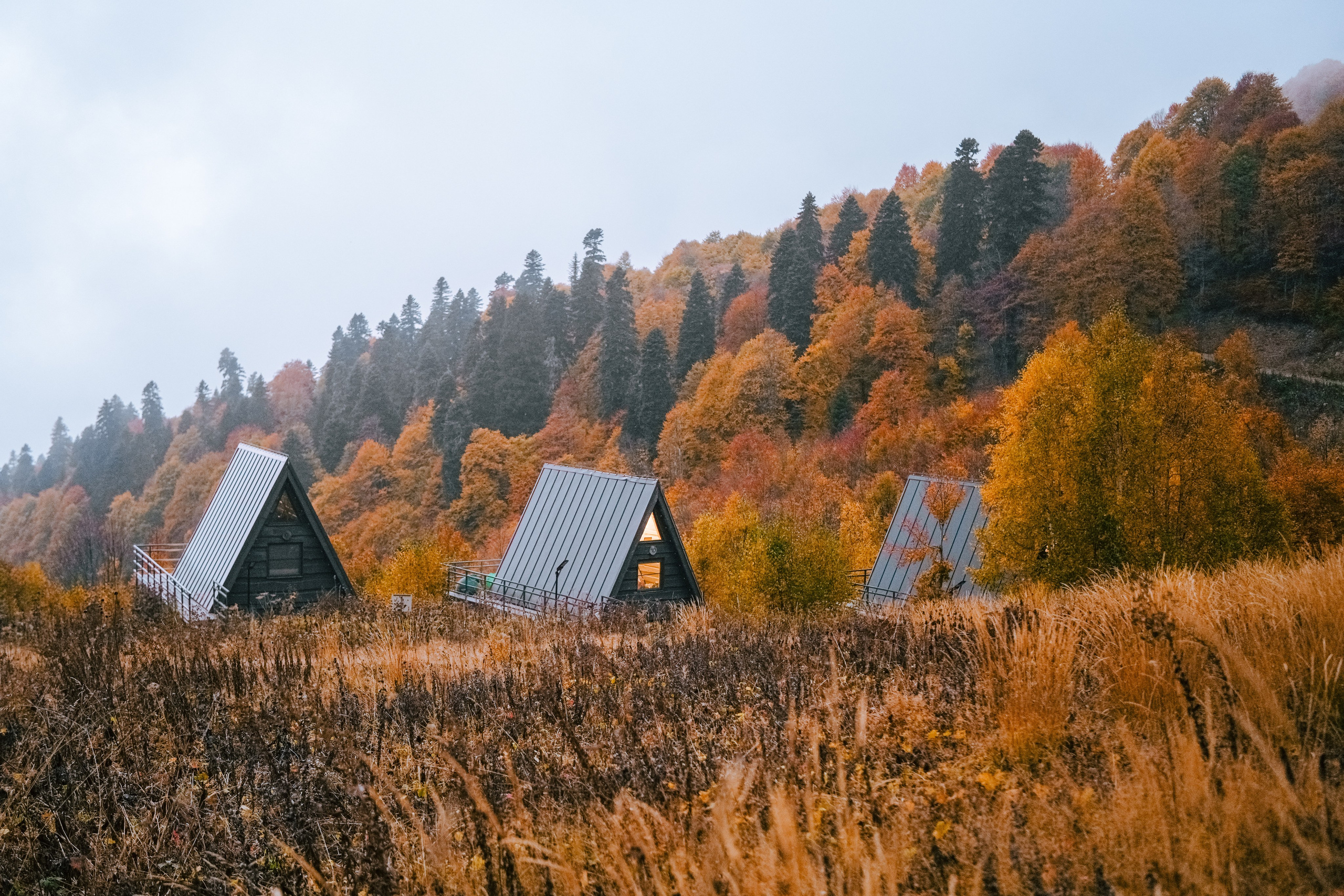 Роза Пик, тропа Турья ✽ Октябрь. Репортажный фотограф | Роза Хутор Красная Поляна Сочи Сириус