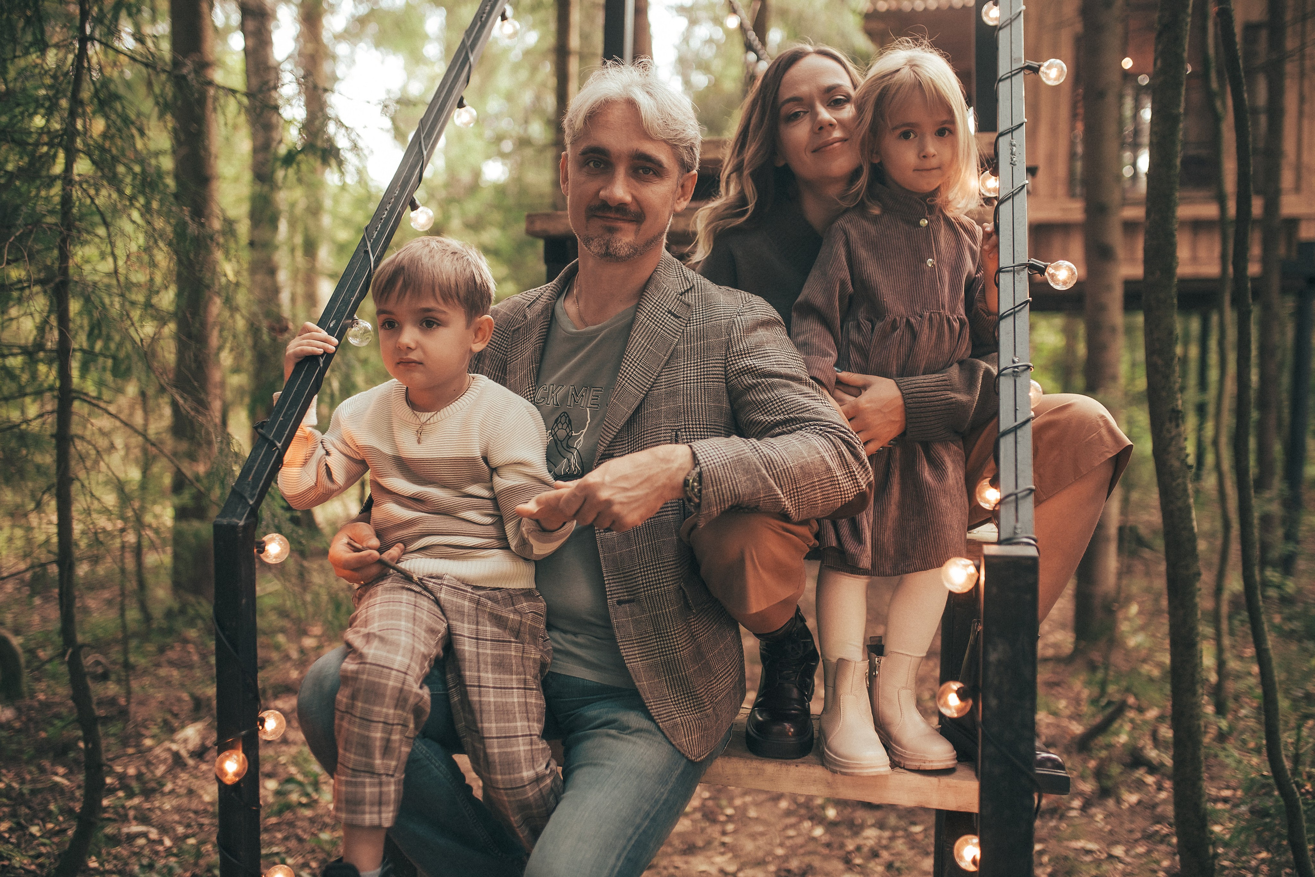 Домик на дереве и моя любимая семья. Фотограф в Москве Наталья Спиридонова