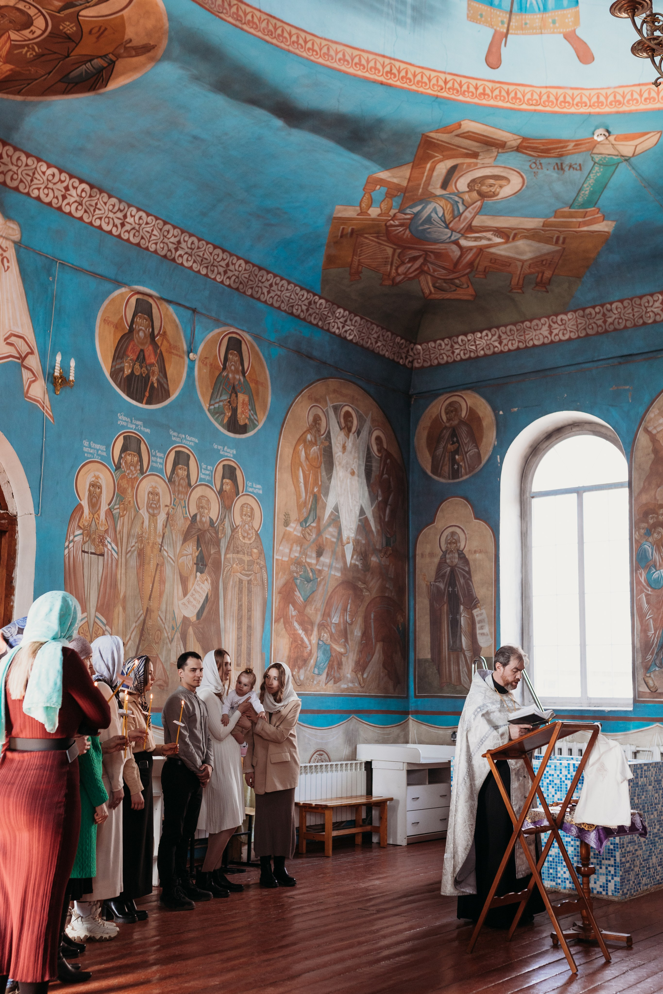 Фотосессия Крещения. Фотограф новорожденных в г. Барнаул Ренпенинг Катерина