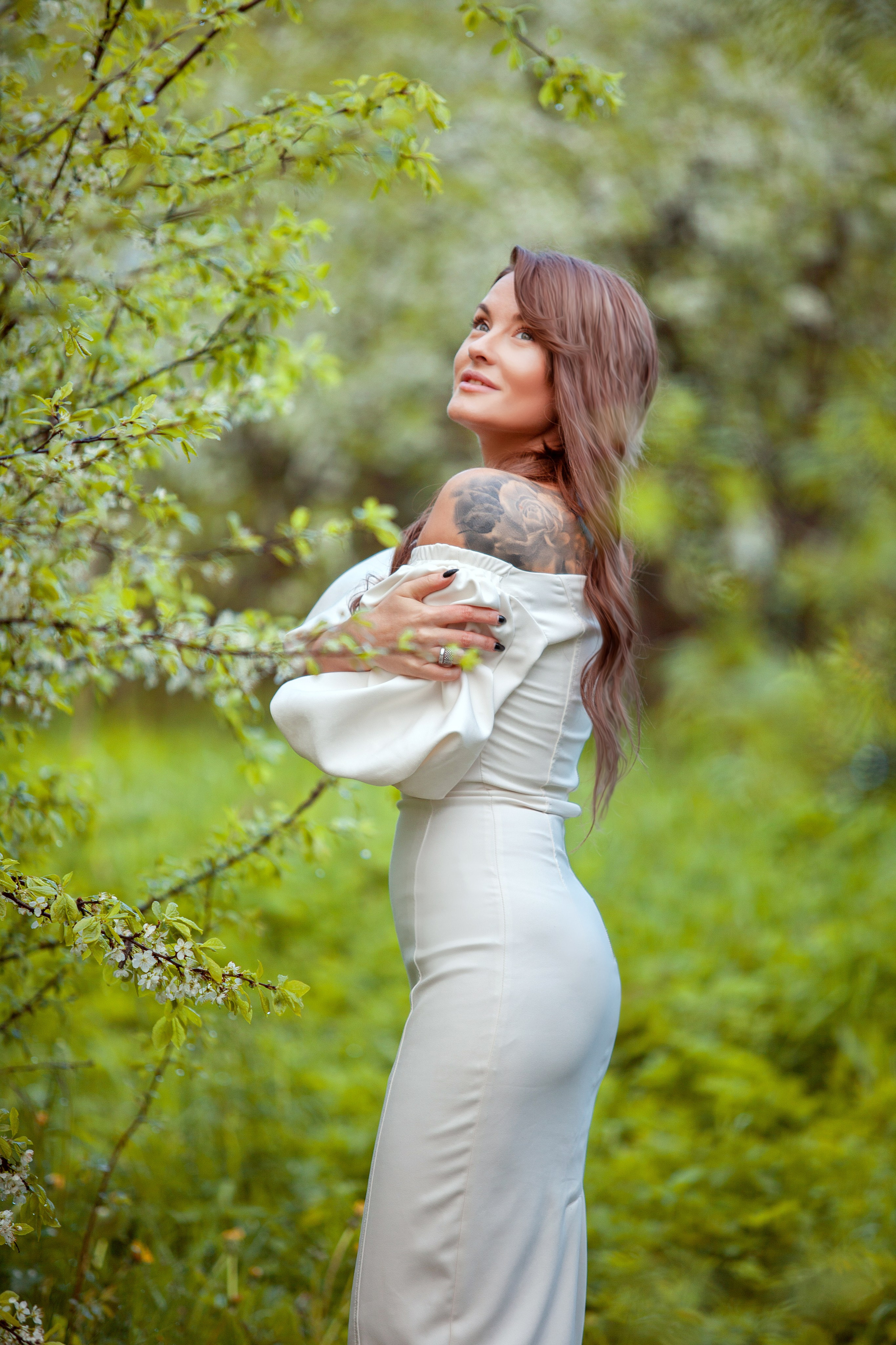 В цветах. Фотограф Мария Кольцова