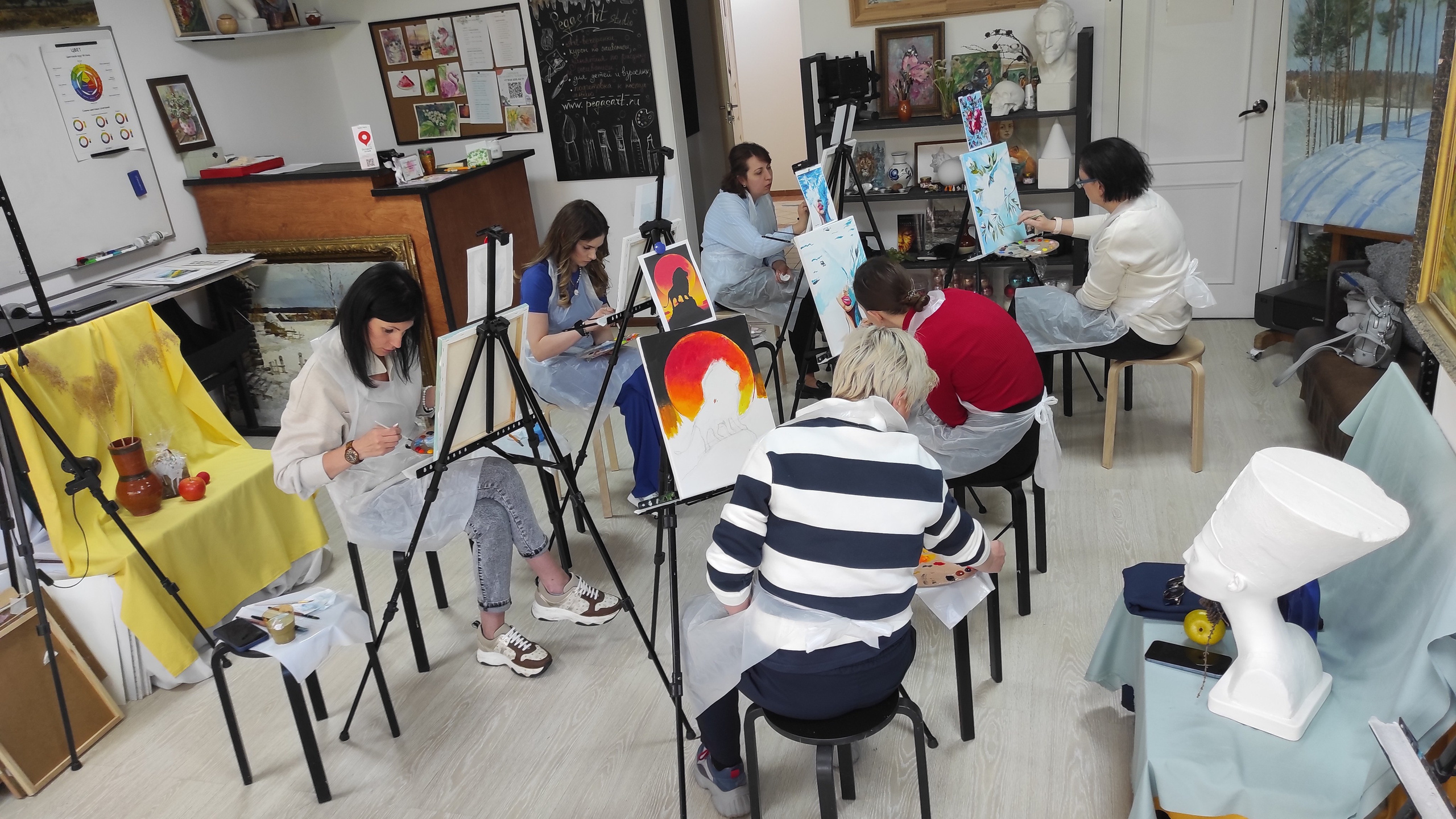 Арт-вечеринки. Арт-вечеринки и мастер-классы в Москве для взрослых и детей