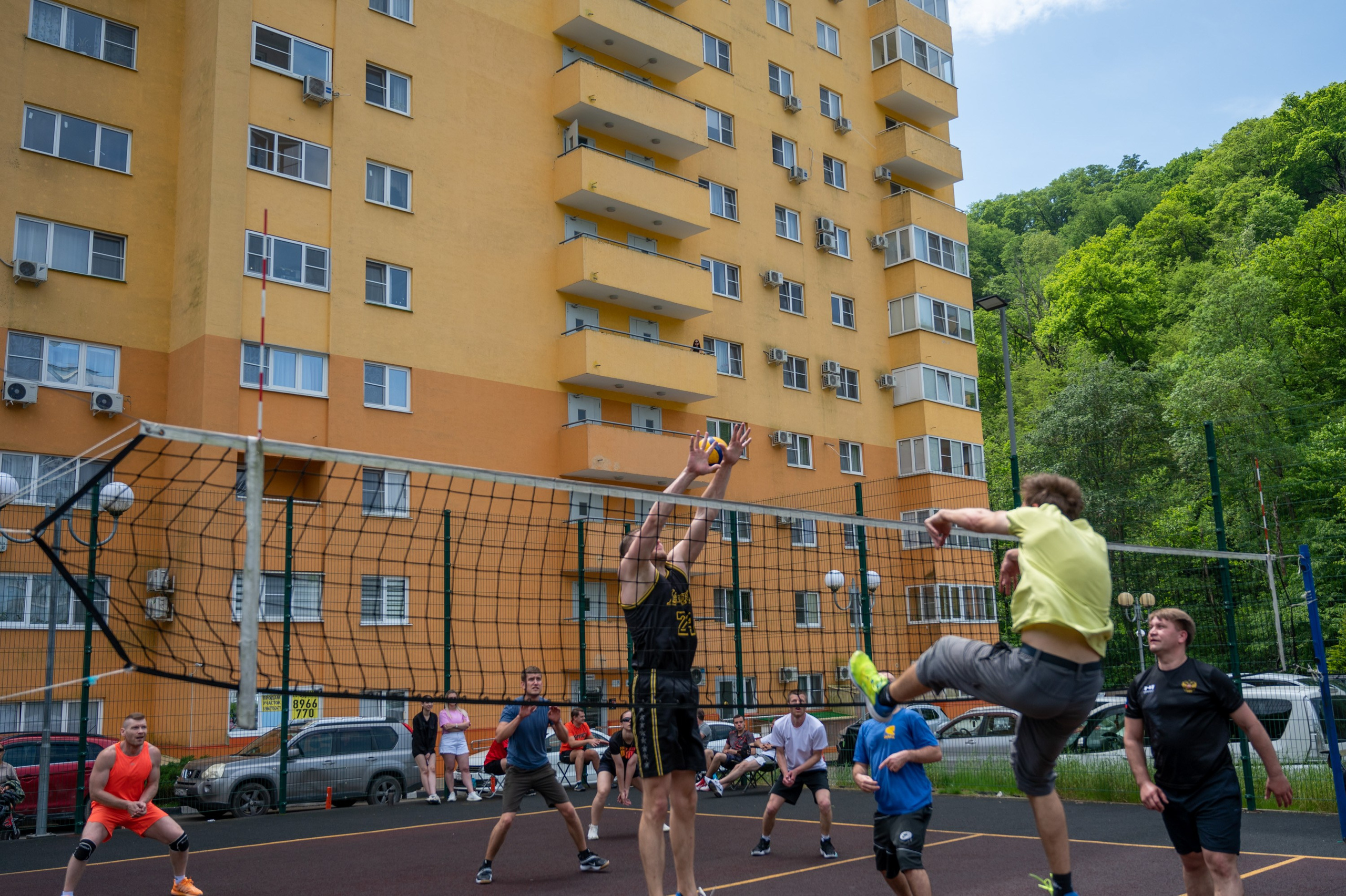 Турнир по Волейболу. Фотографирую счастливых людей в Сочи