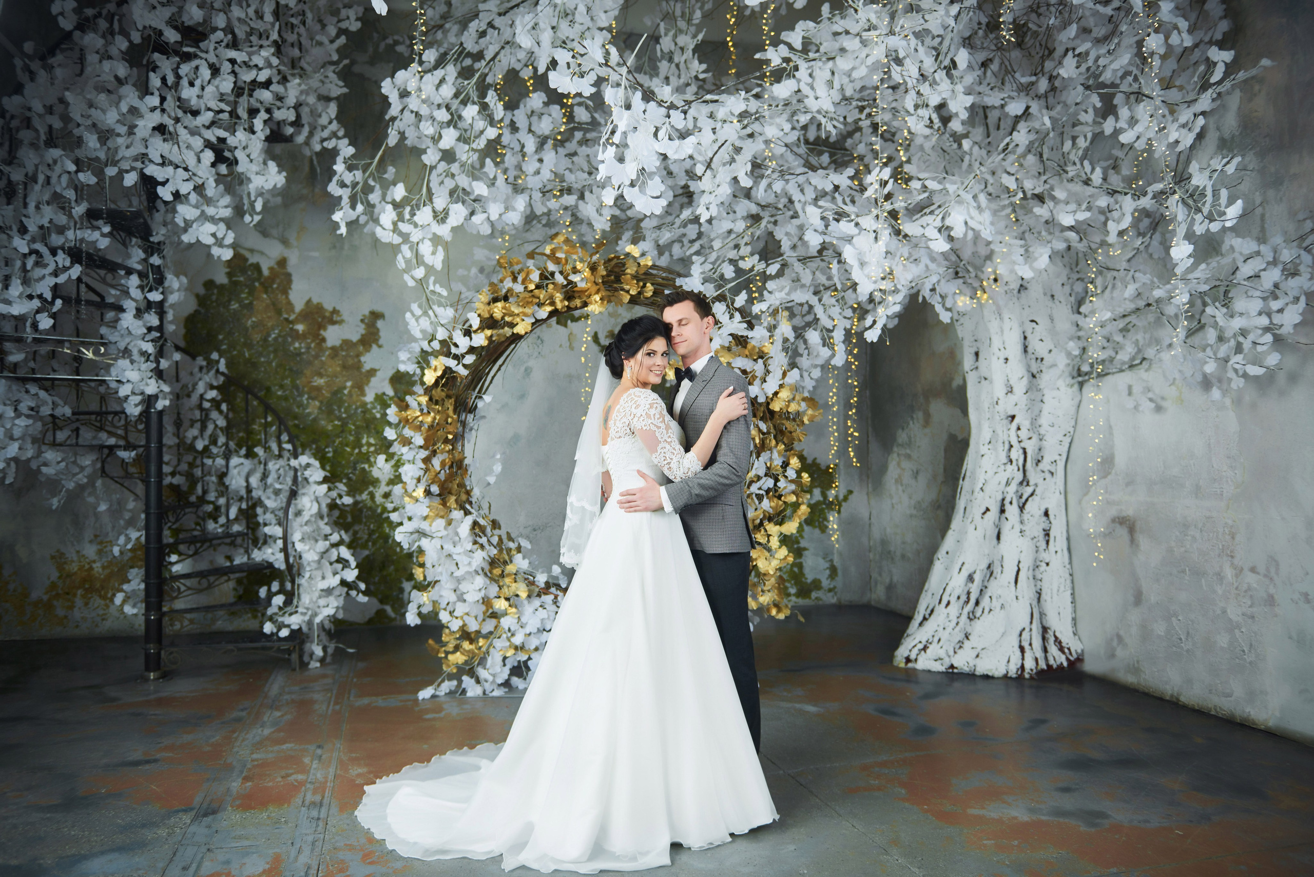 Наталия и Дмитрий (фотосессия в студии). Портретный, семейный и свадебный фотограф в Санкт-Петербурге и в Пушкине Ширяев Денис