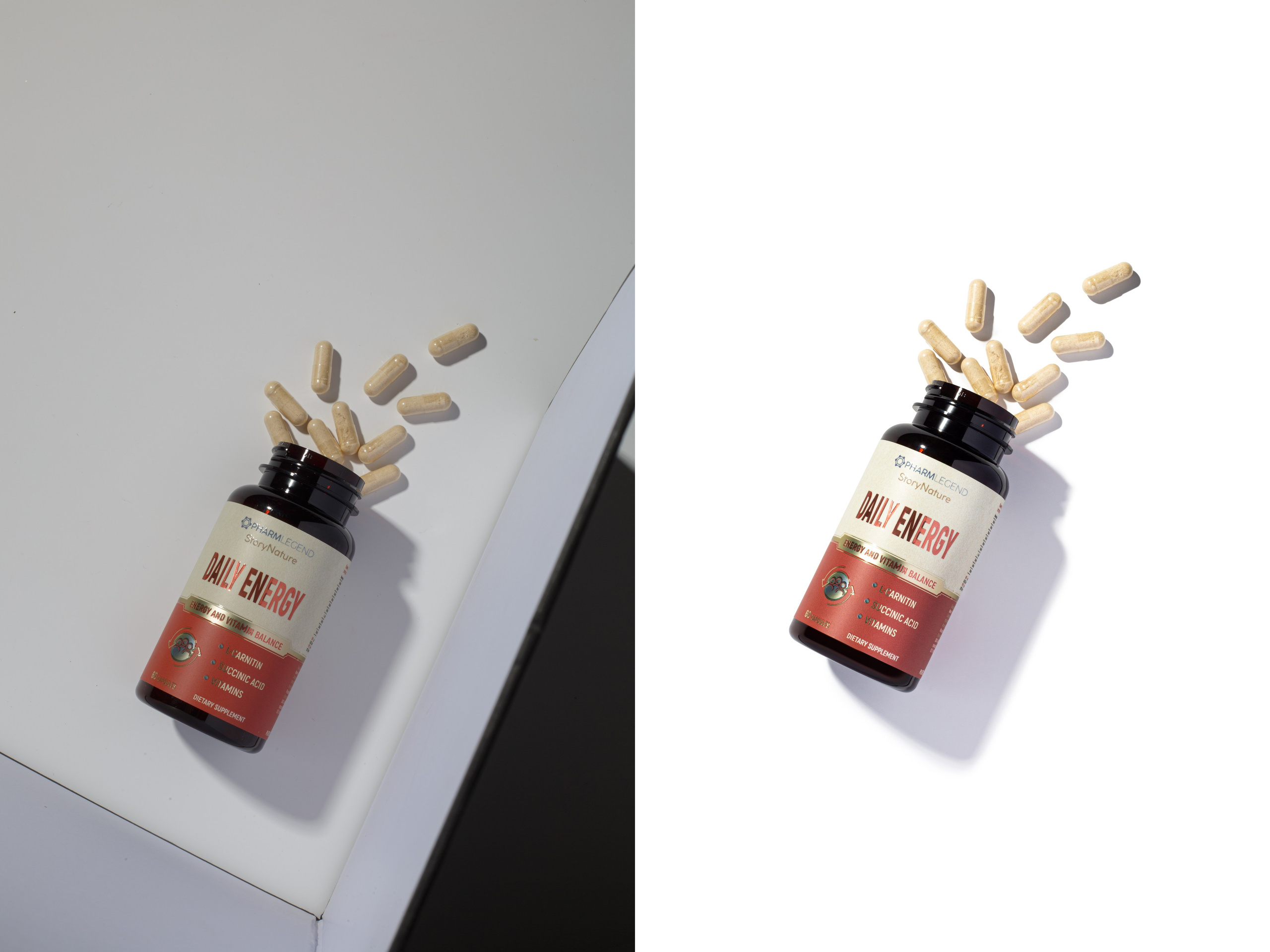 Ретушь фотографий витаминов и БАДов | Студия SVITHART