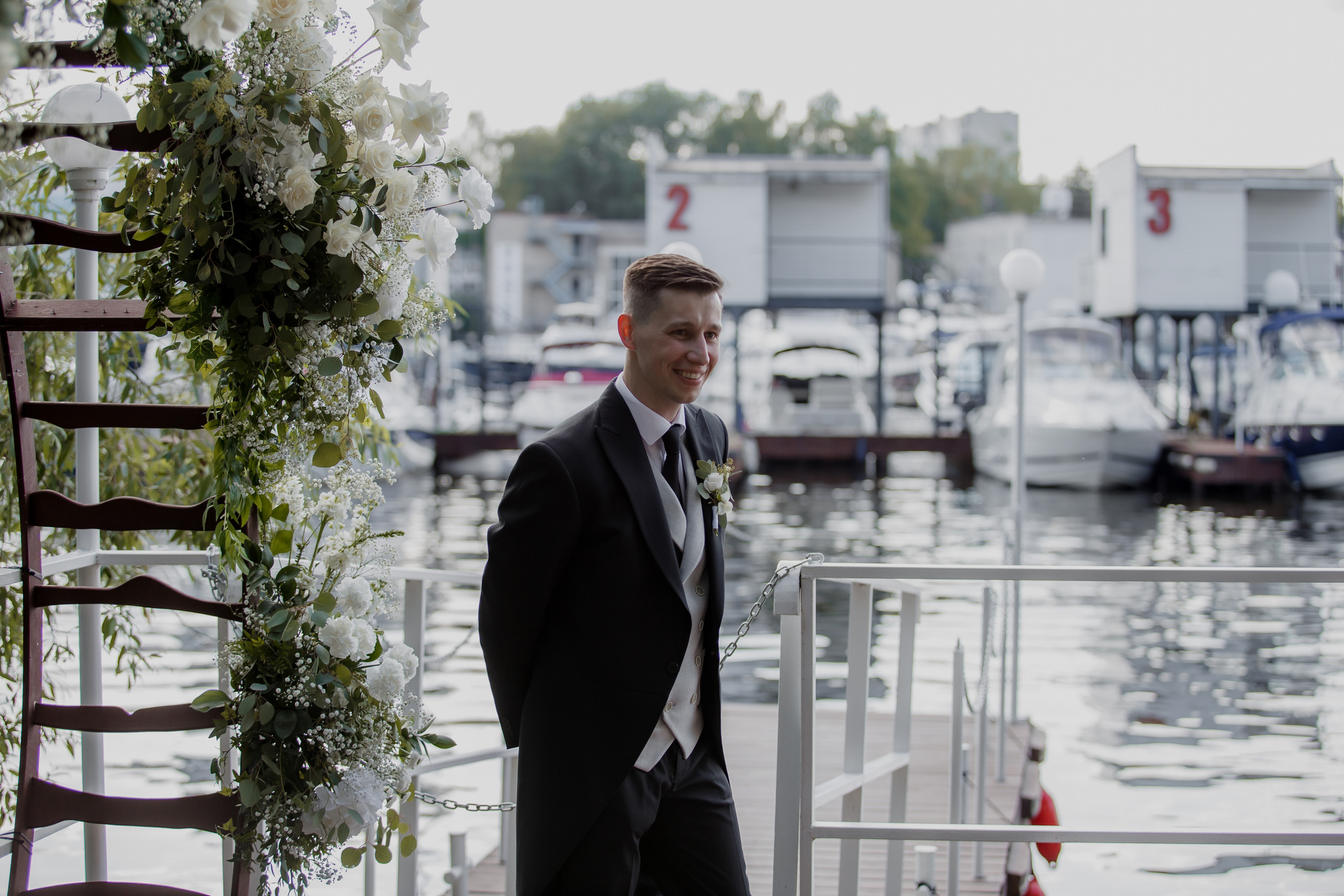 Александр и Люда. Красивая классика. Свадебный фотограф Марина Назарова Москва