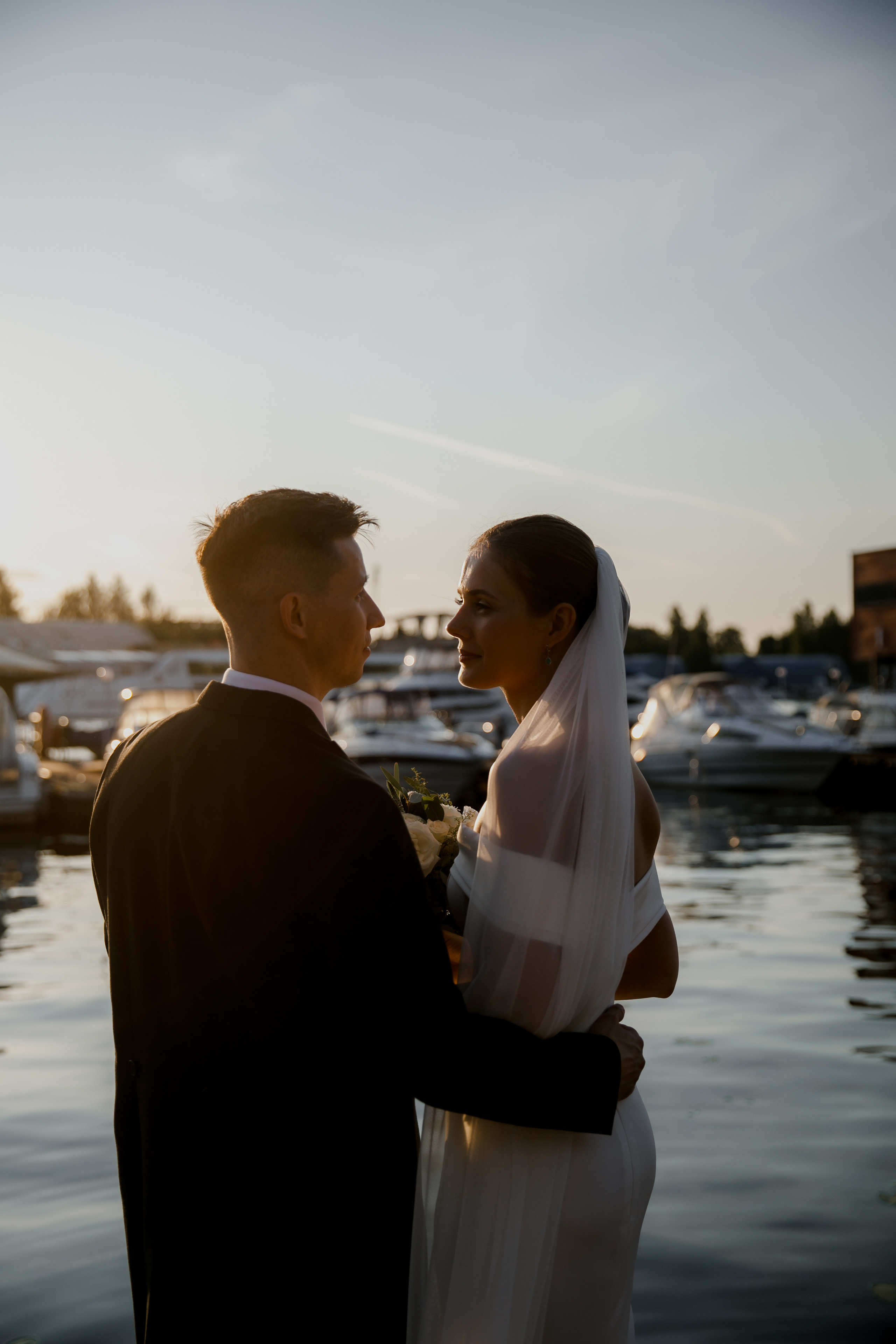 Александр и Люда. Красивая классика. Свадебный фотограф Марина Назарова Москва