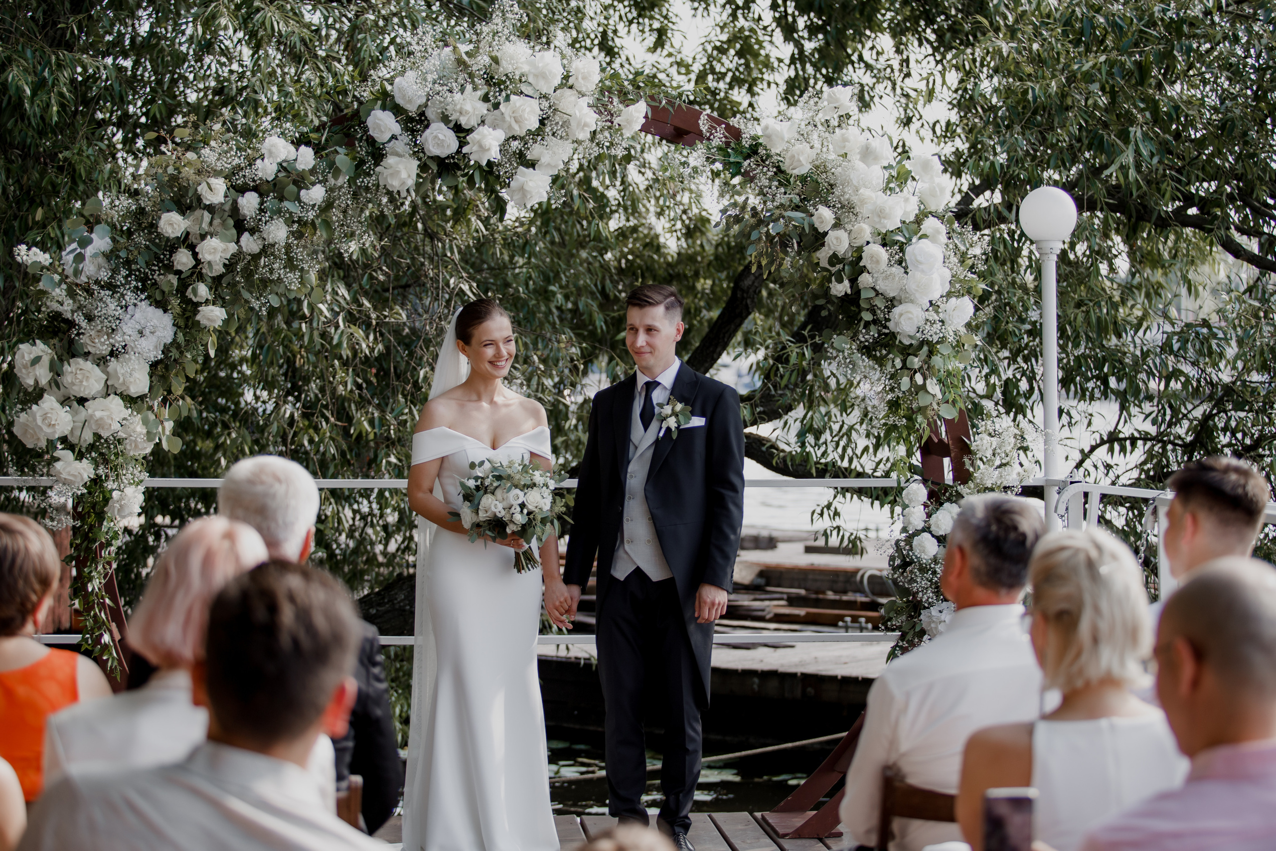 Александр и Люда. Красивая классика. Свадебный фотограф Марина Назарова Москва
