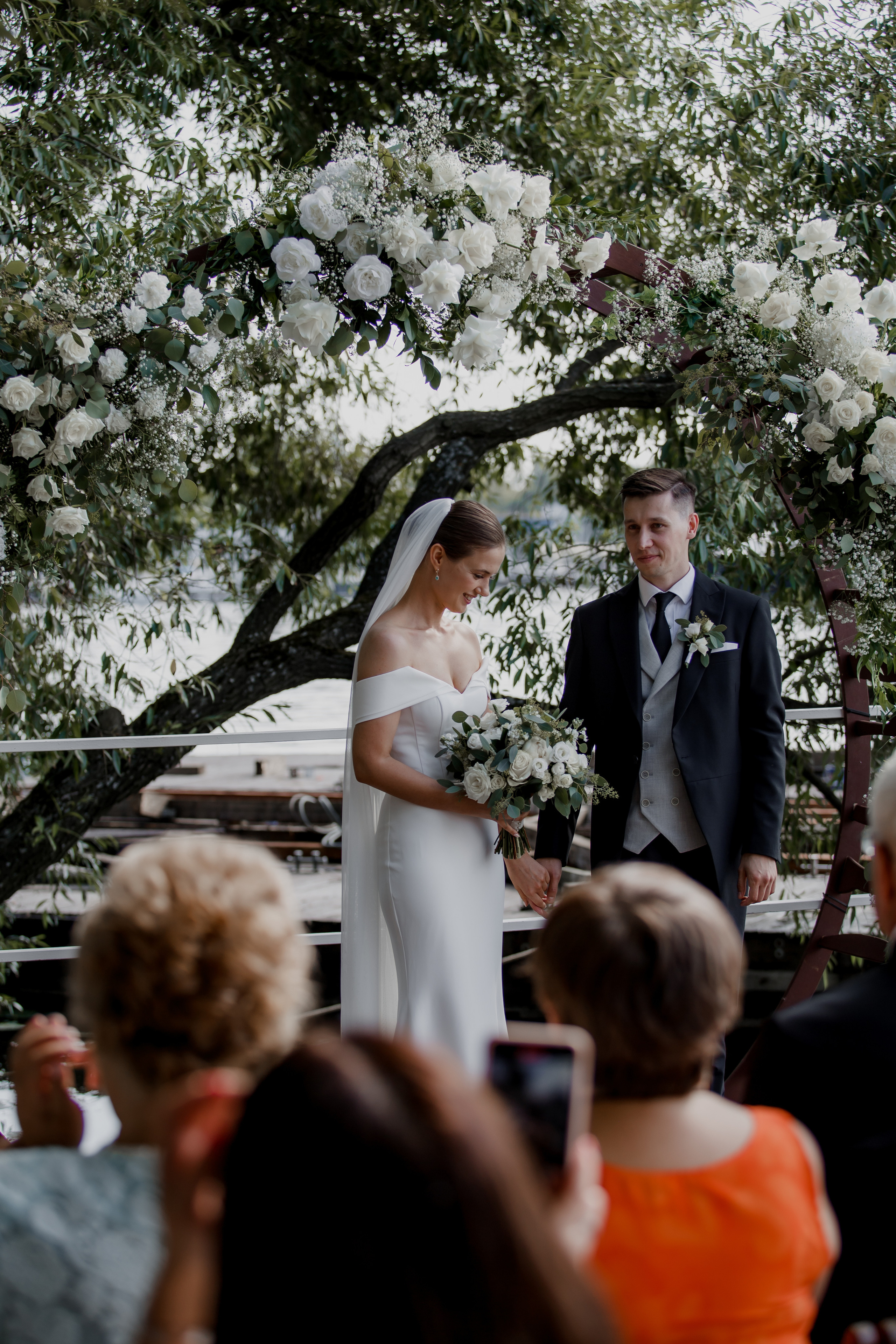 Александр и Люда. Красивая классика. Свадебный фотограф Марина Назарова Москва