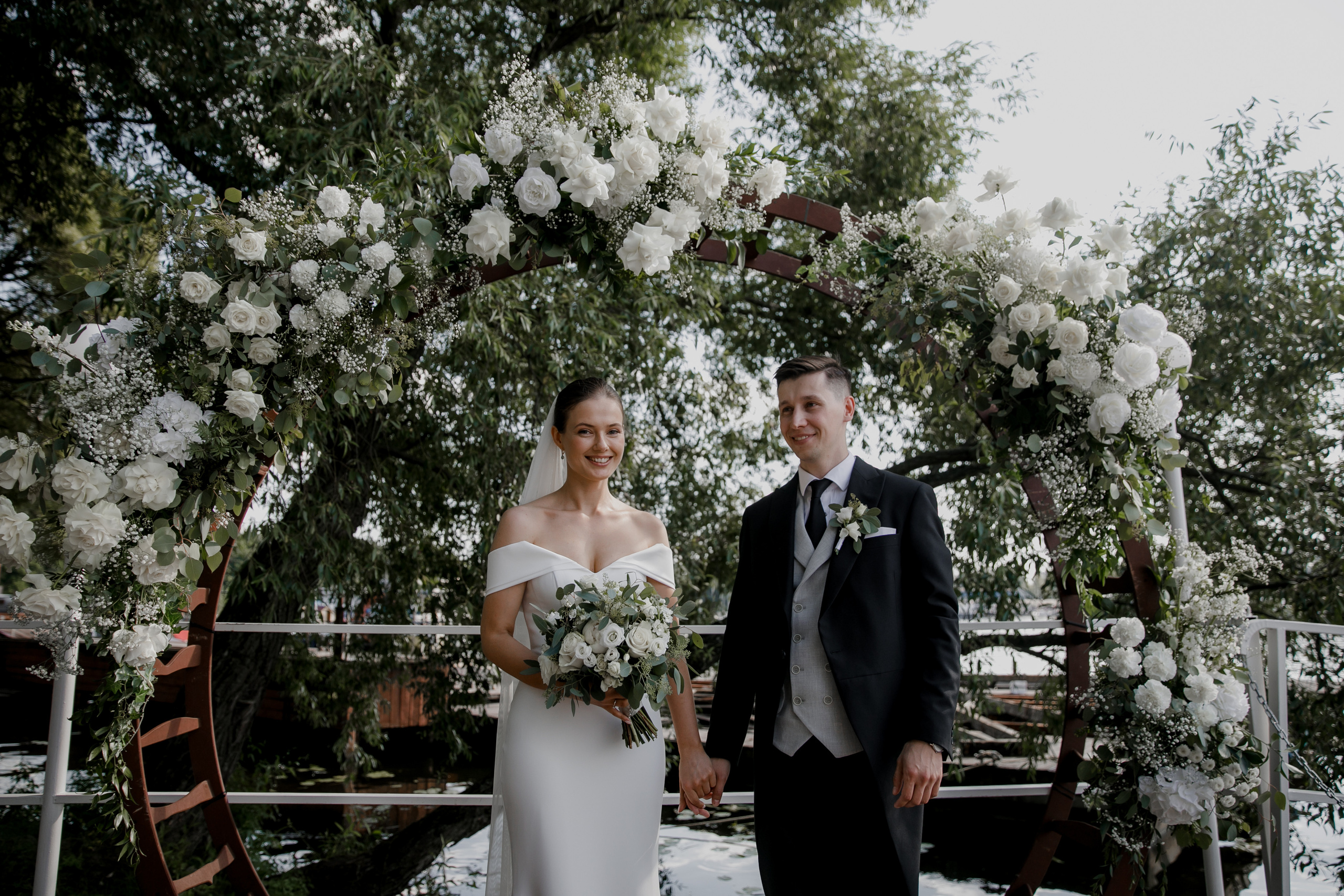 Александр и Люда. Красивая классика. Свадебный фотограф Марина Назарова Москва