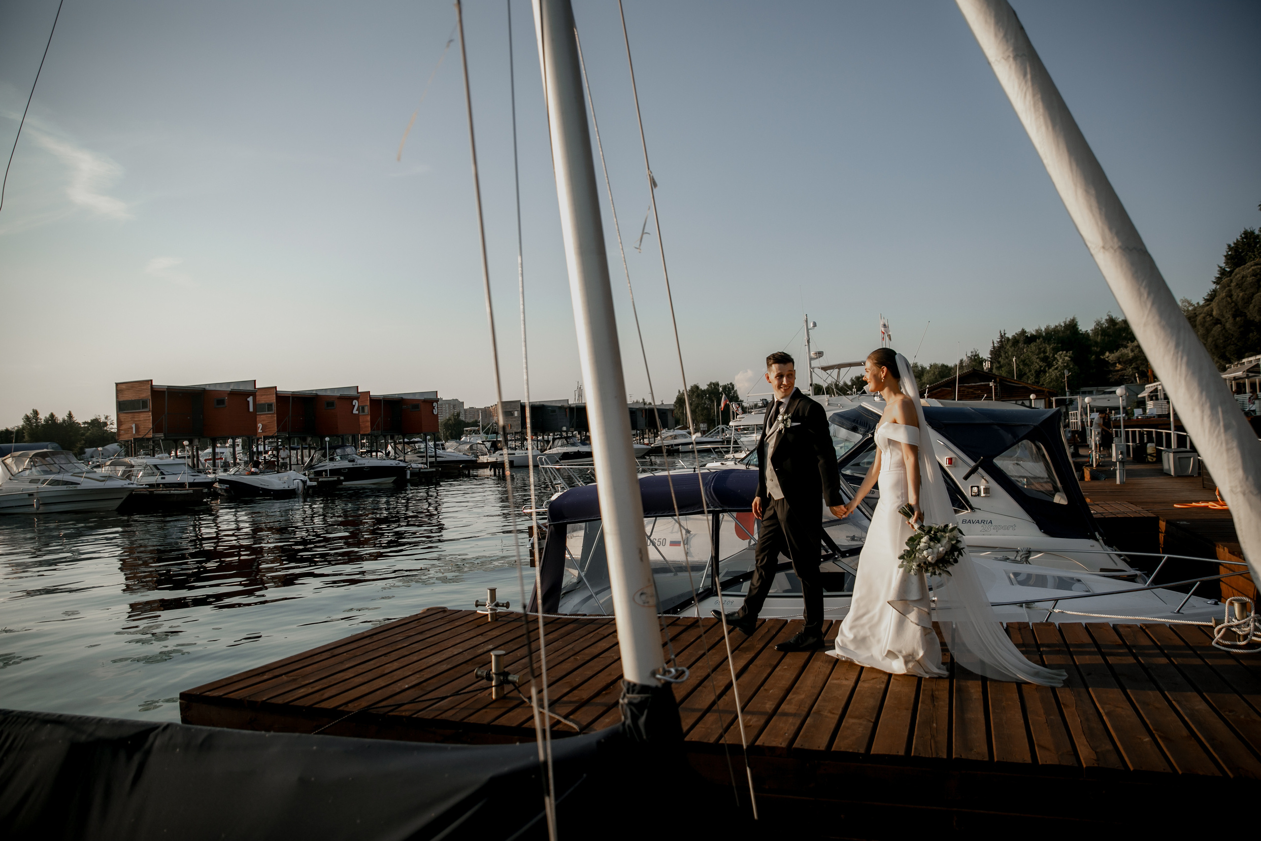 Александр и Люда. Красивая классика. Свадебный фотограф Марина Назарова Москва