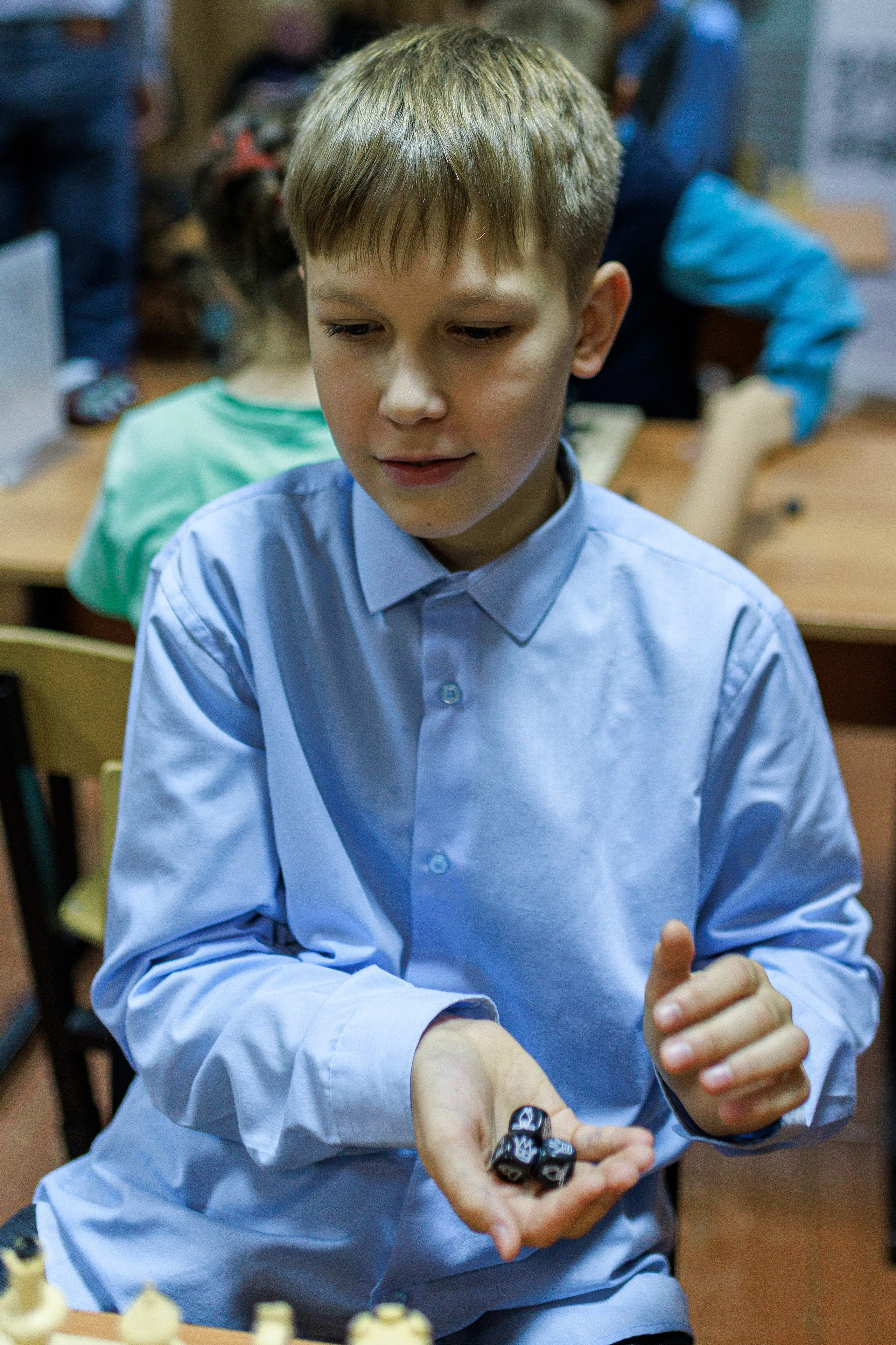 Репортажная сьёмка игры в шахматы в детском доме. Семейный и детский фотограф в Рязани Васюгова Мария