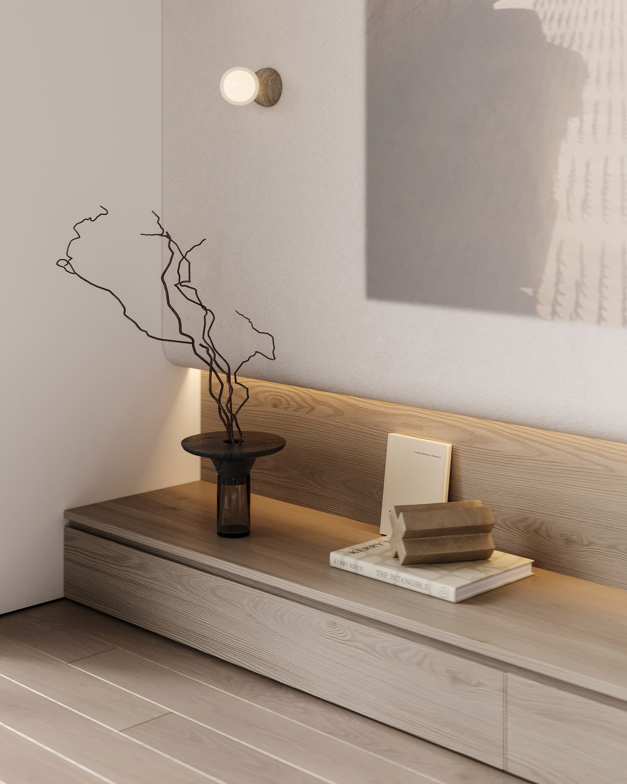 MONOCHROME | CONCEPTUAL PROJECT. Interior Visualization by Valerie Stetyukevich