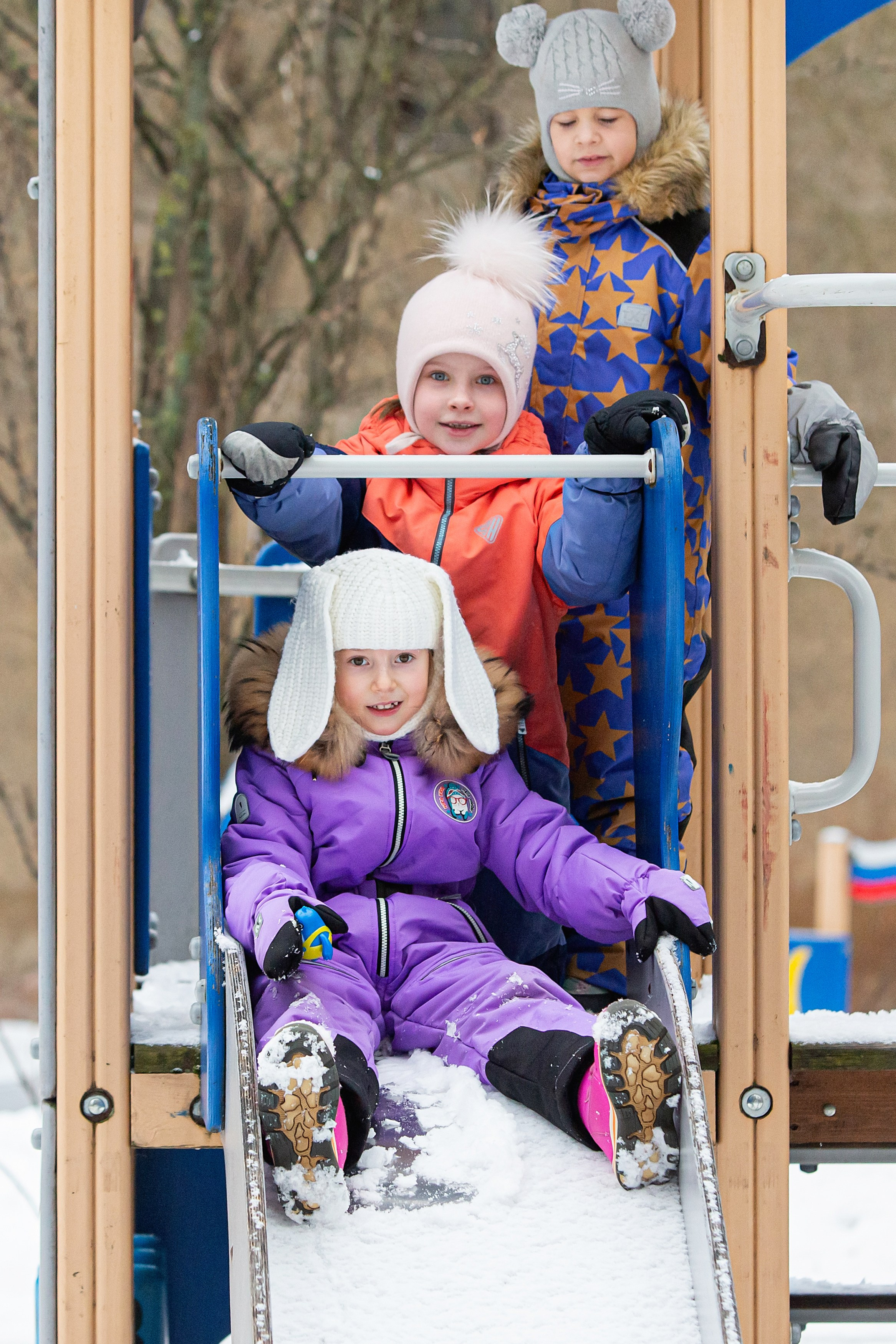Зима в детском саду. Свадебный, семейный, детский фотограф в Санкт-Петербурге