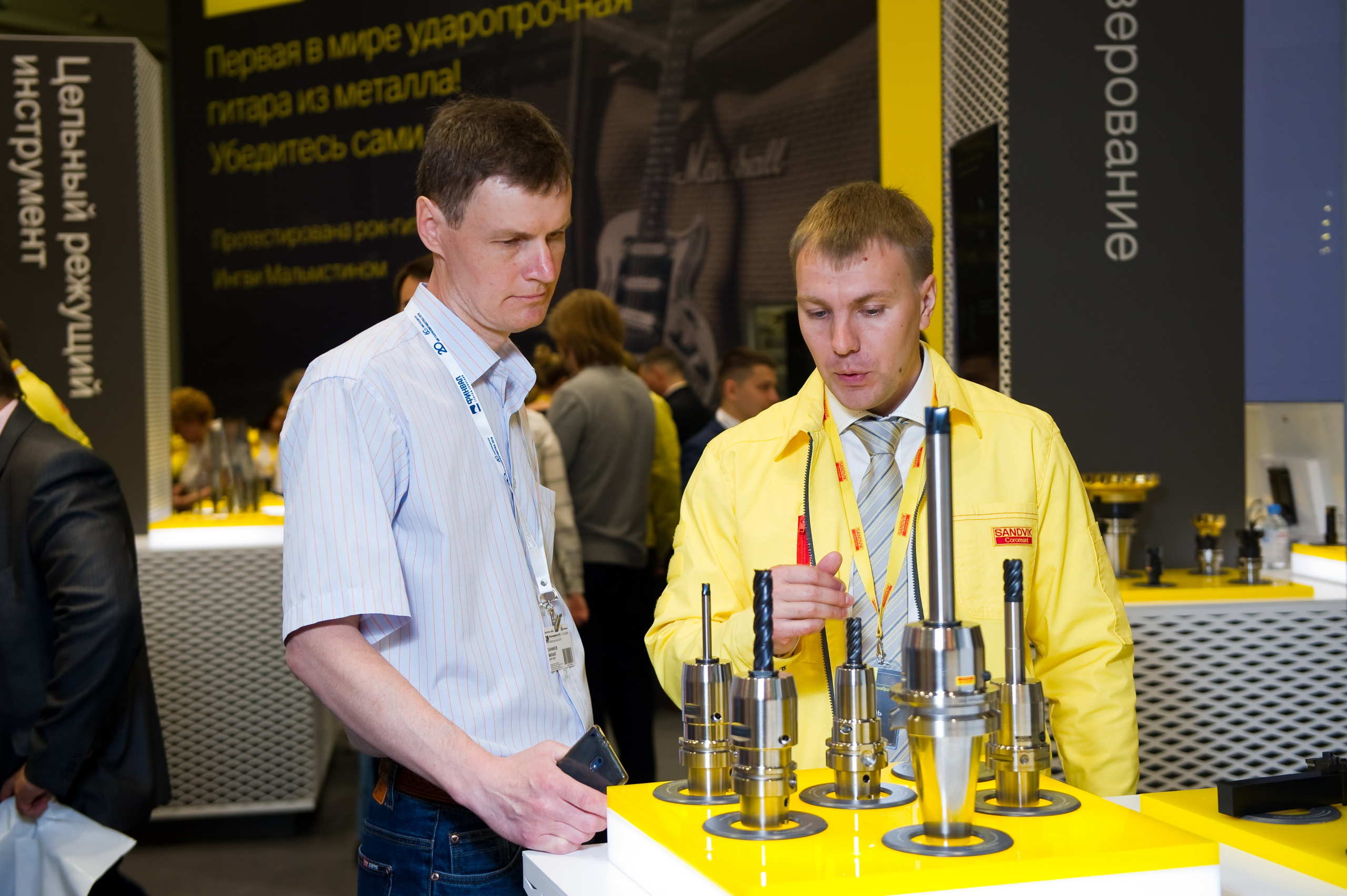 Работа Sandvik на выставке «Металлообработка». Репортажный фотограф и видеограф Слава Думчев. Тимбилдинги, отчетники, корпоративы