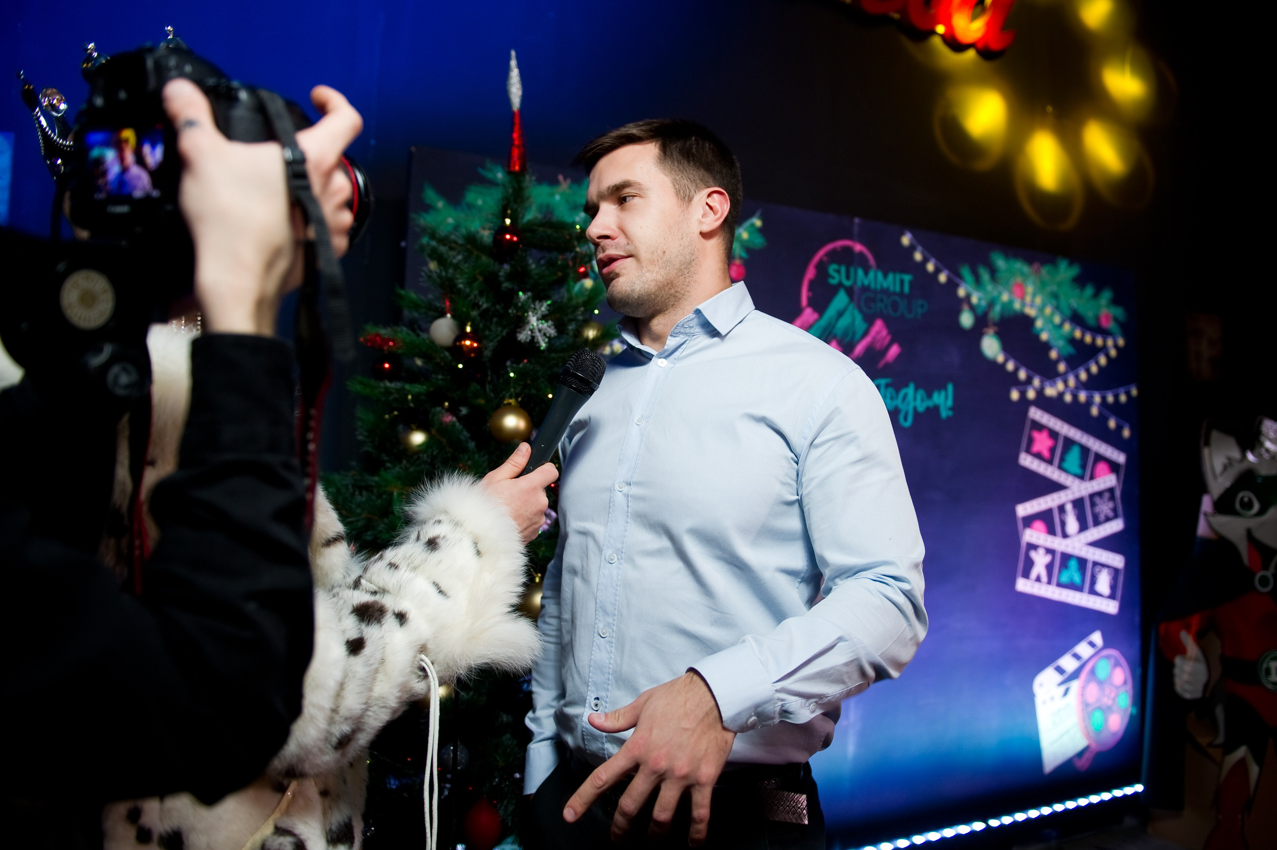 Новогодний корпоратив Summit. Репортажный фотограф и видеограф Слава Думчев. Тимбилдинги, отчетники, корпоративы