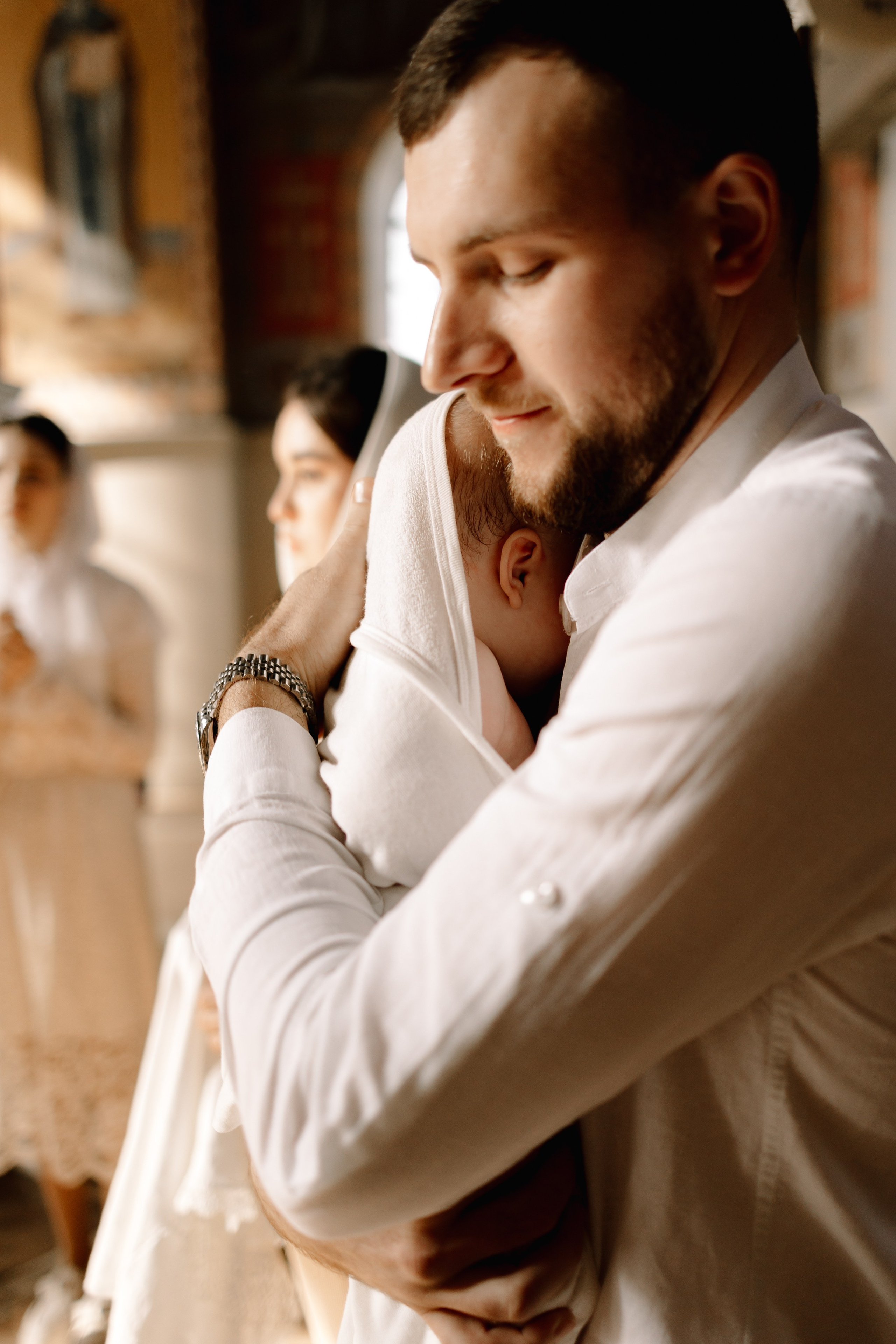 Таинство крещения Миланы. Семейный фотограф в Краснодаре Храмова Анна