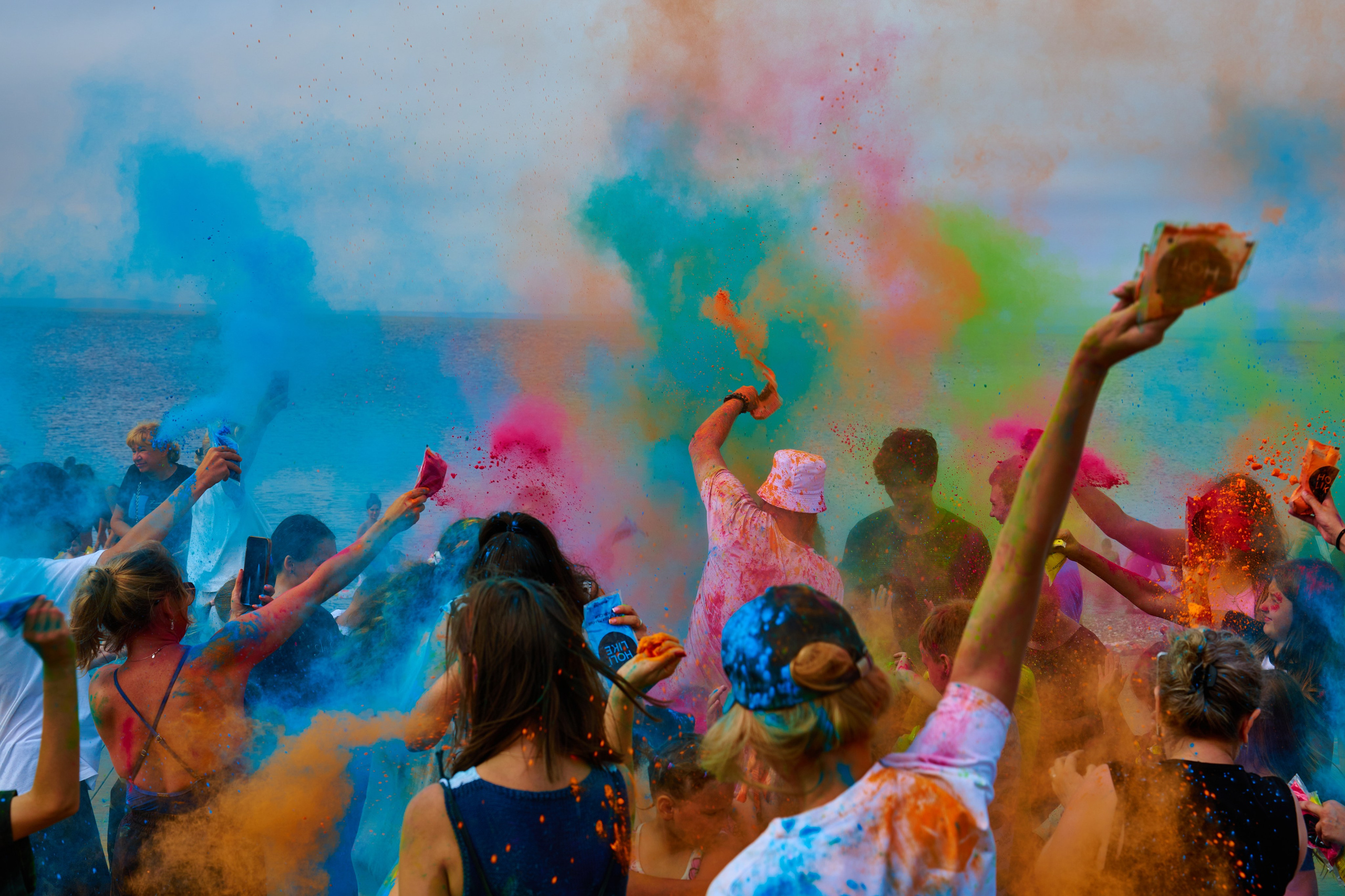Фестиваль красок Холи. Профессиональный репортажный фотограф Инесса Иминова
