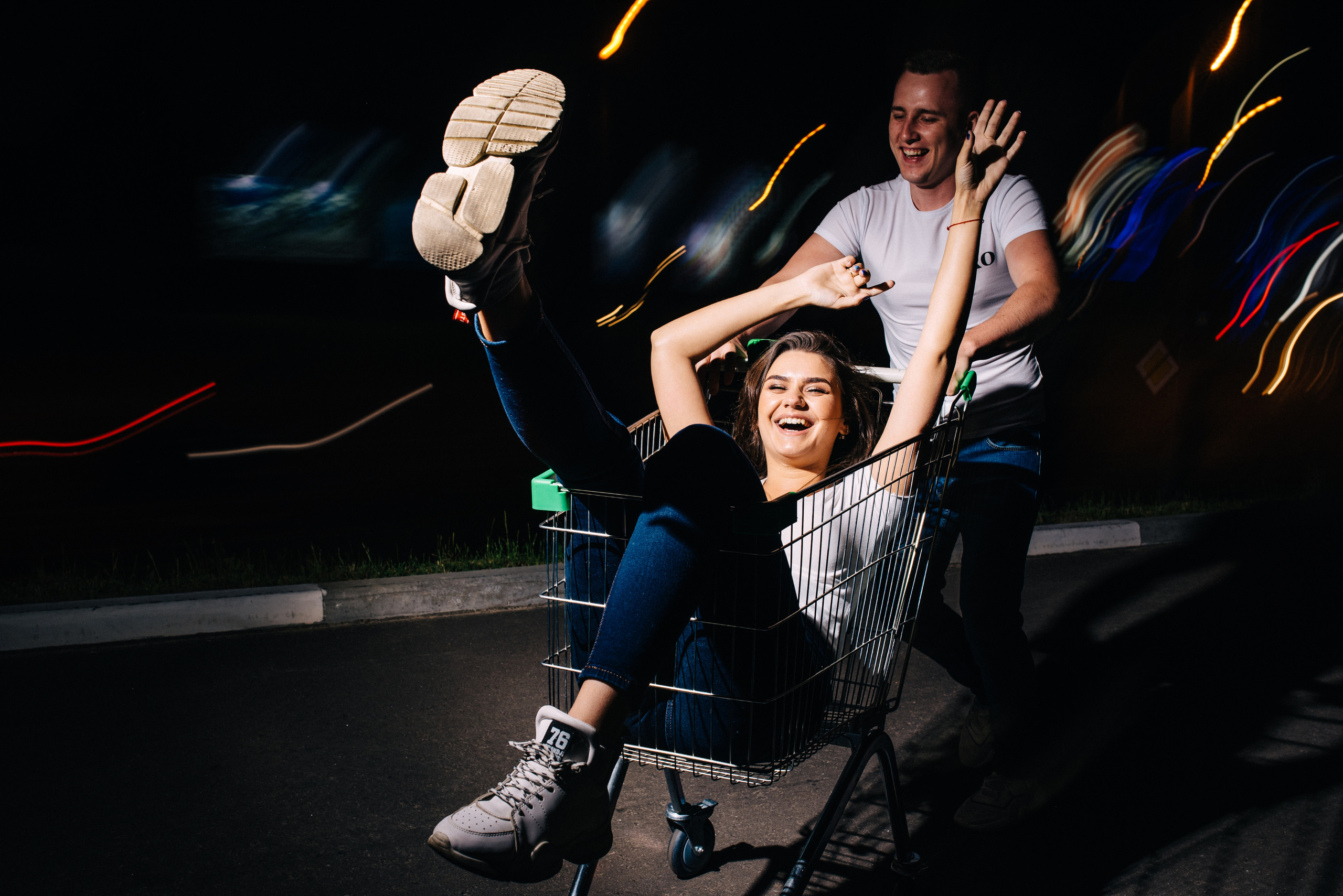 Аня и Денис Night. Фотограф Николай Павленко в Гомеле