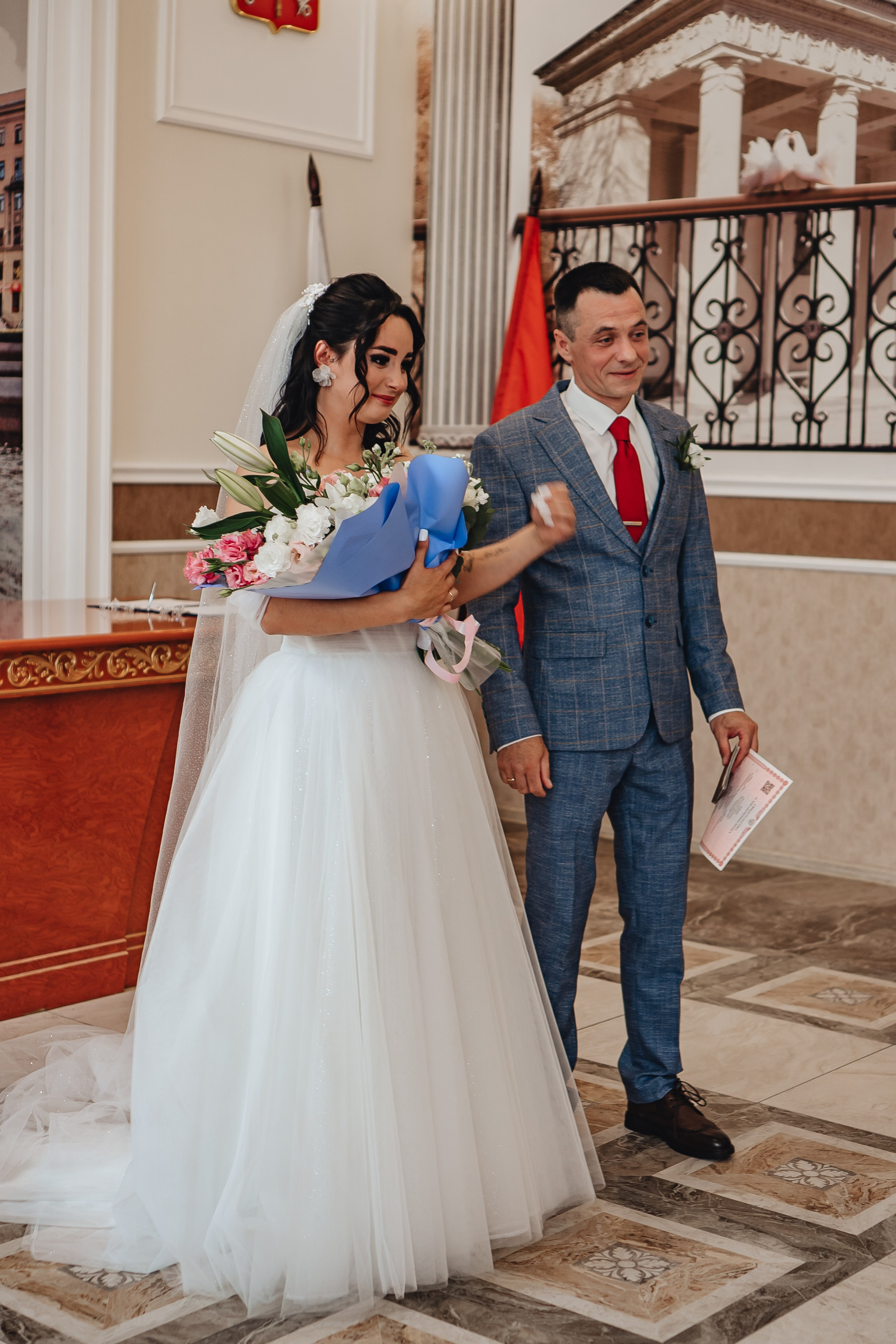 СВАДЕБНАЯ СЬЕМКА В ЗАГСЕ НА МОСКОВСКОМ ПРОСПЕКТЕ. Профессиональный фотограф, Санкт-Петербург — Виктория Богомолова