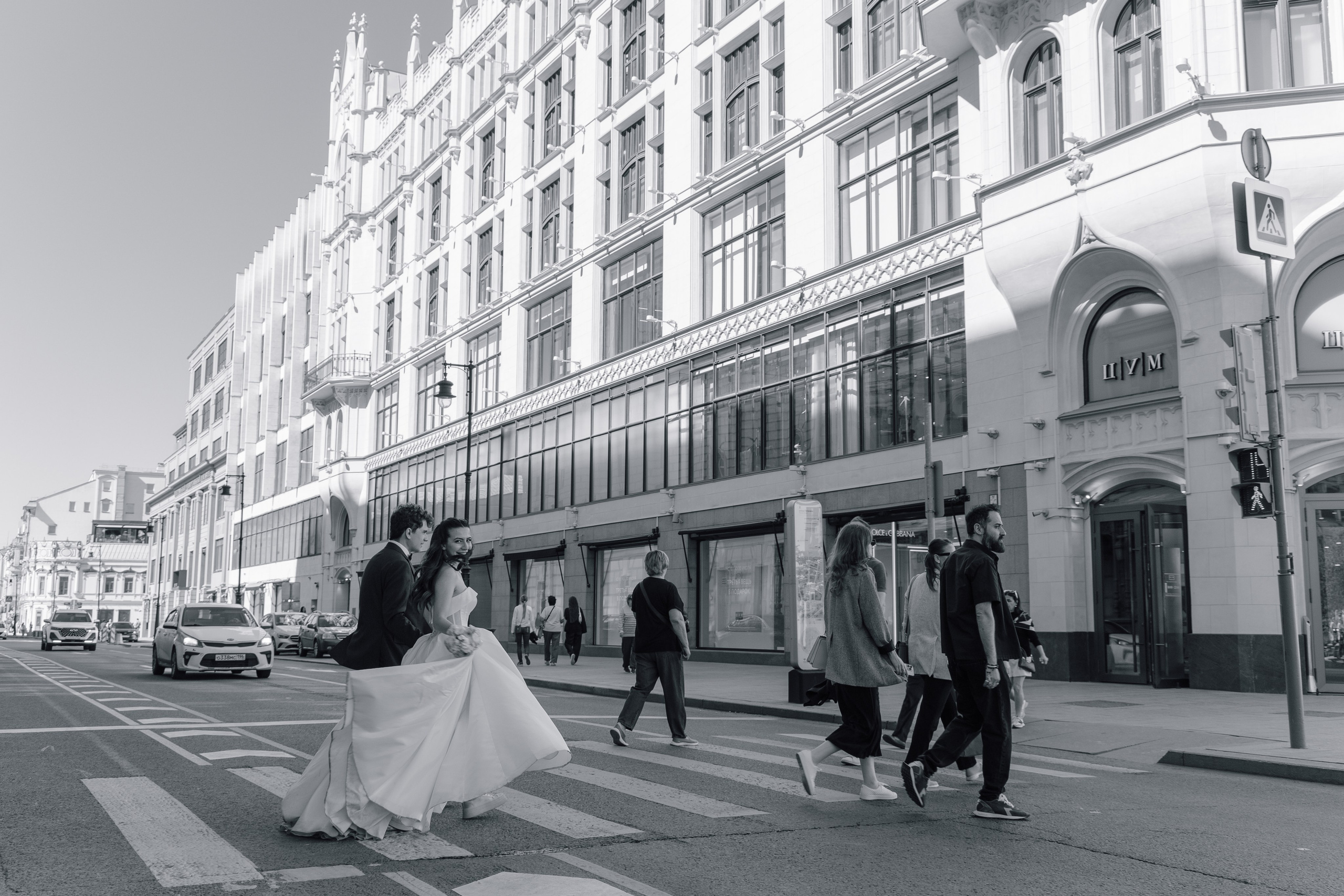 Романтическая свадебная фотосессия в Москве