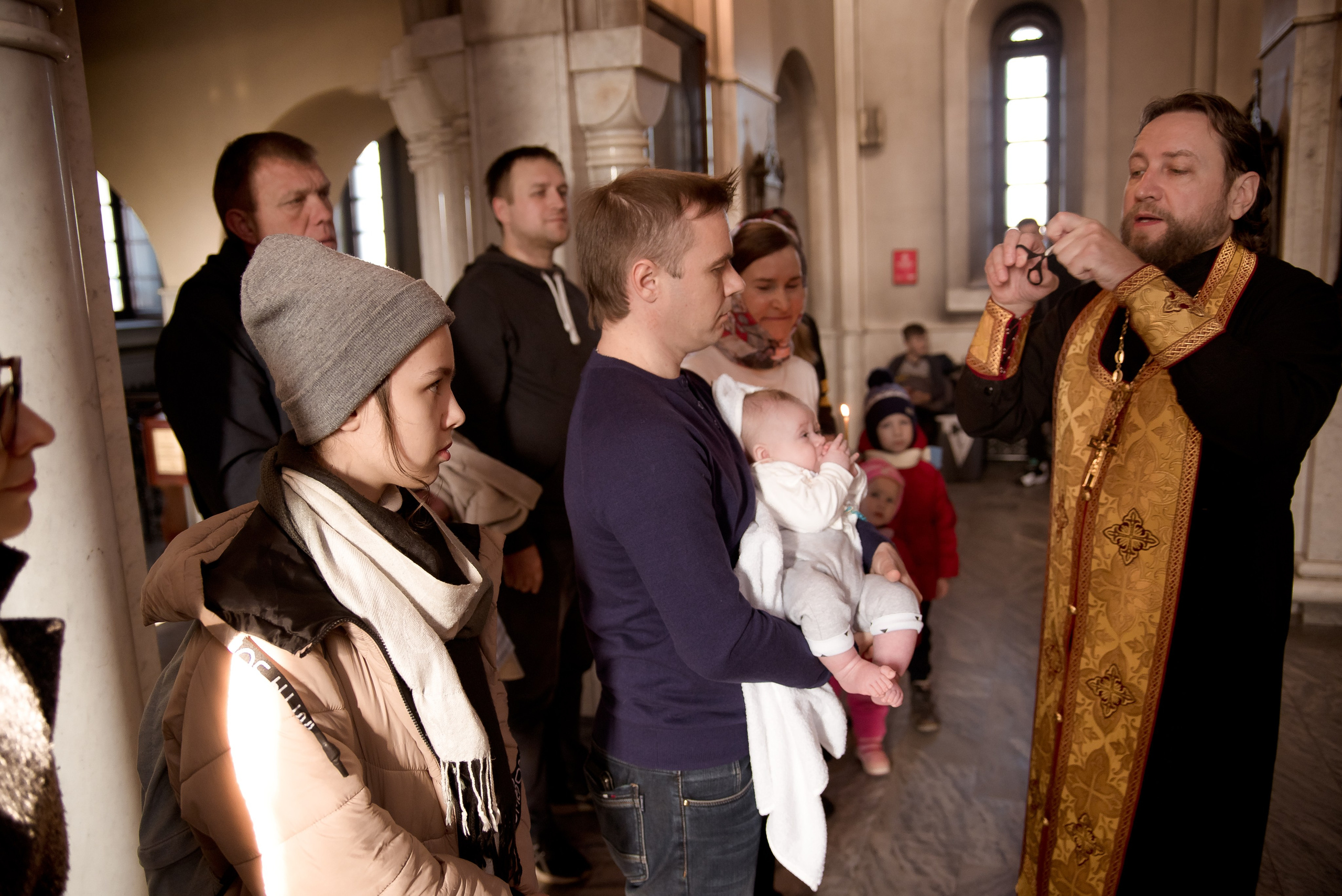 Крещение (фотосъемка крещения) Минск Слуцк. Свадебный и семейный фотограф Ольга Астрейко