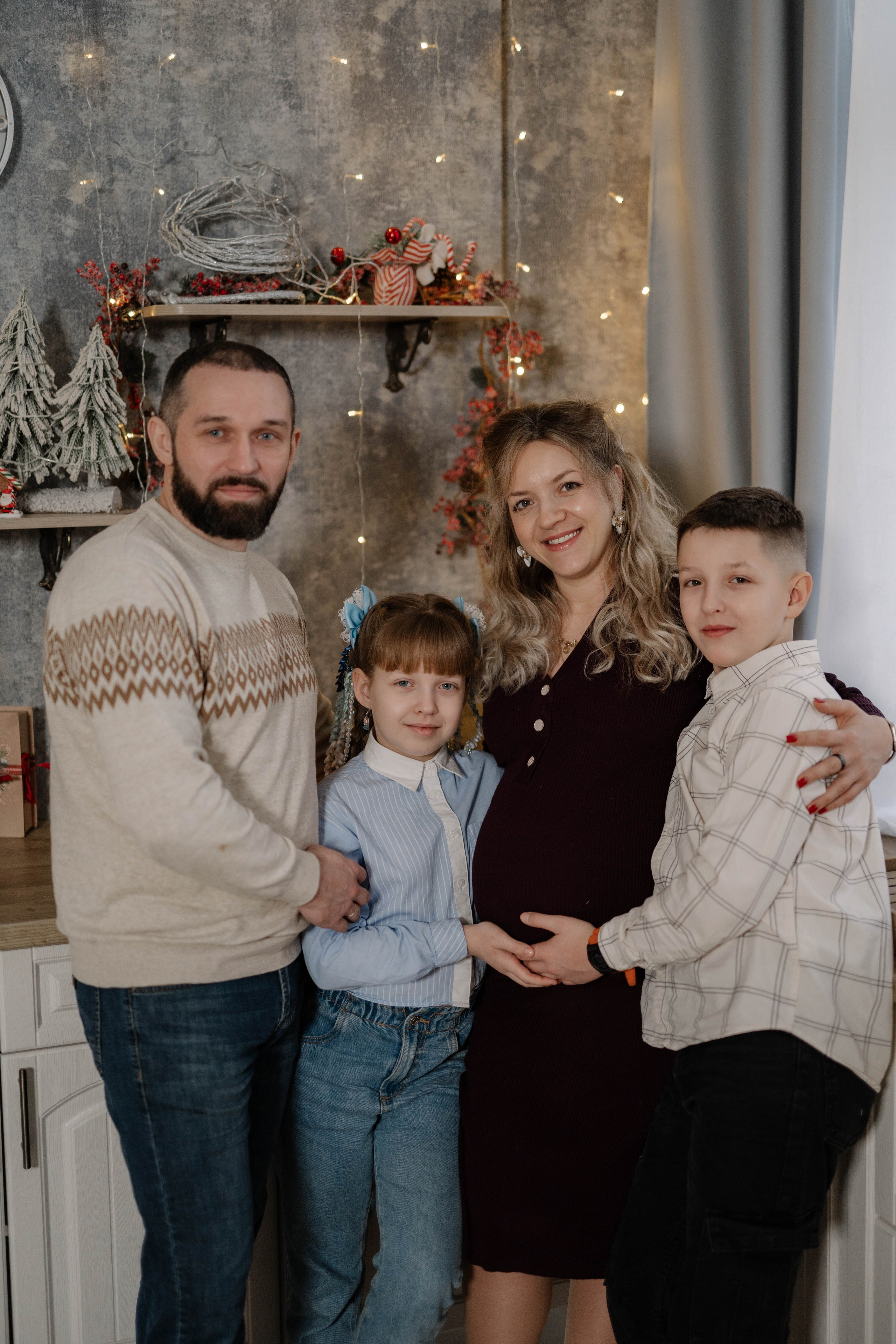 Семейная новогодняя съемка. Свадебный и семейный фотограф в Калуге Анна Киреева