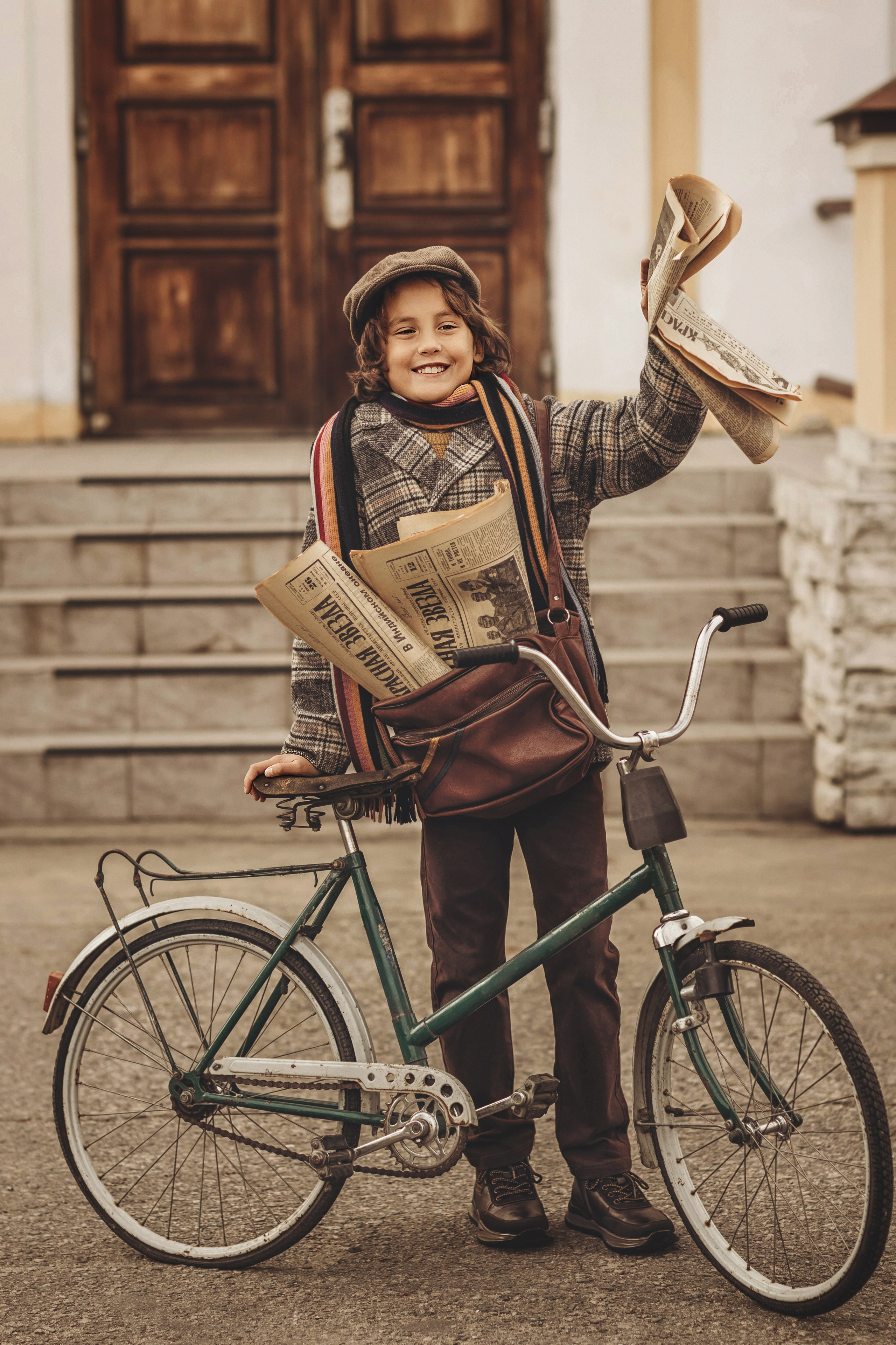 Детская фотосессия в стиле ретро. Детский и семейный фотограф Елена Воропаева