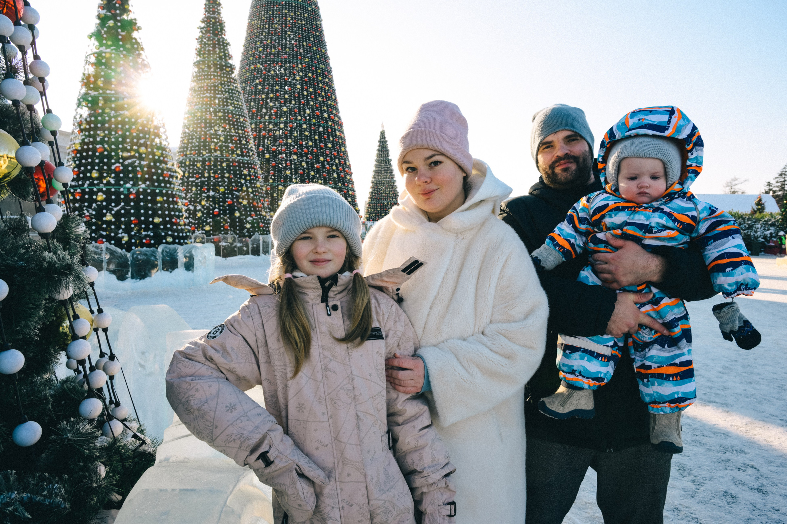 Семья Машеньки Новогодняя