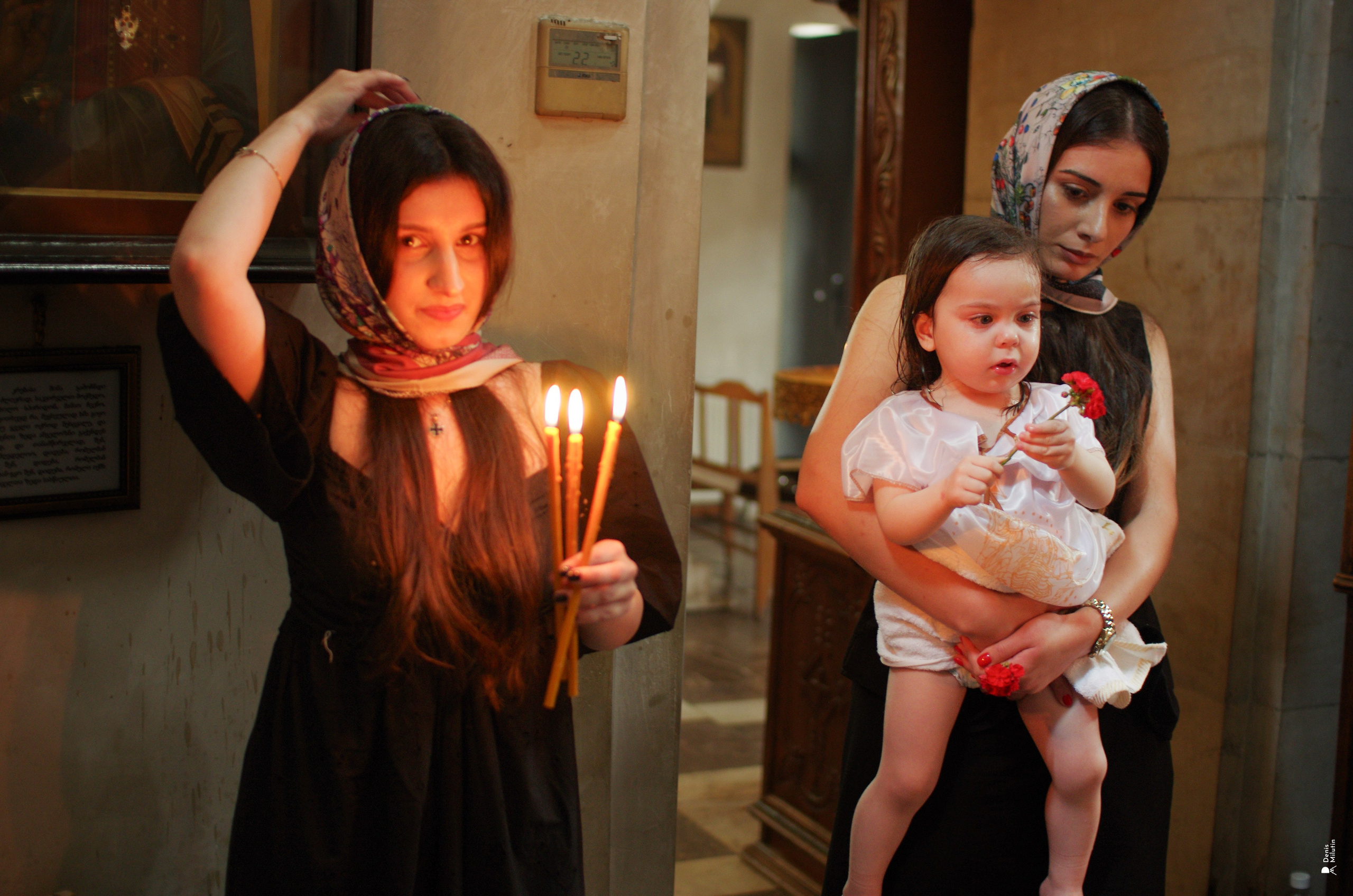 Крещение Сенаки. Портретный фотограф Денис Милютин