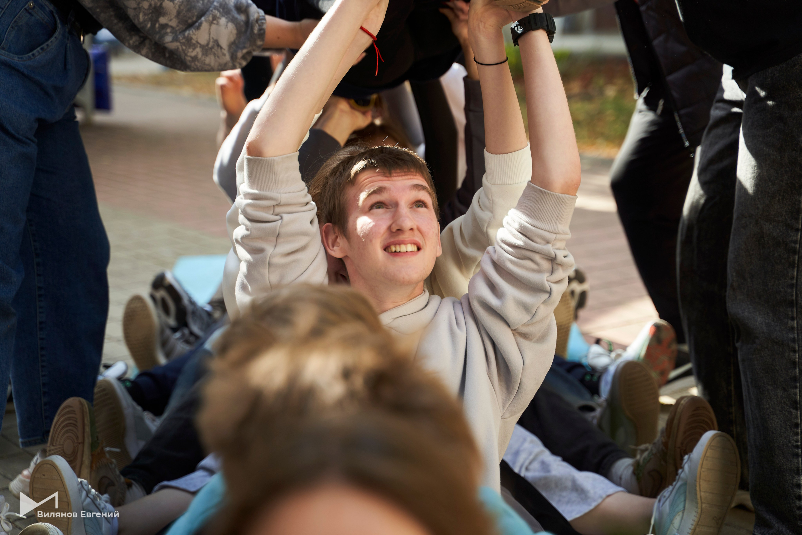 Мероприятие «Веревка» для первокурсников ННГАСУ. Репортажный фотограф Вилянов Евгений. Нижний Новгород