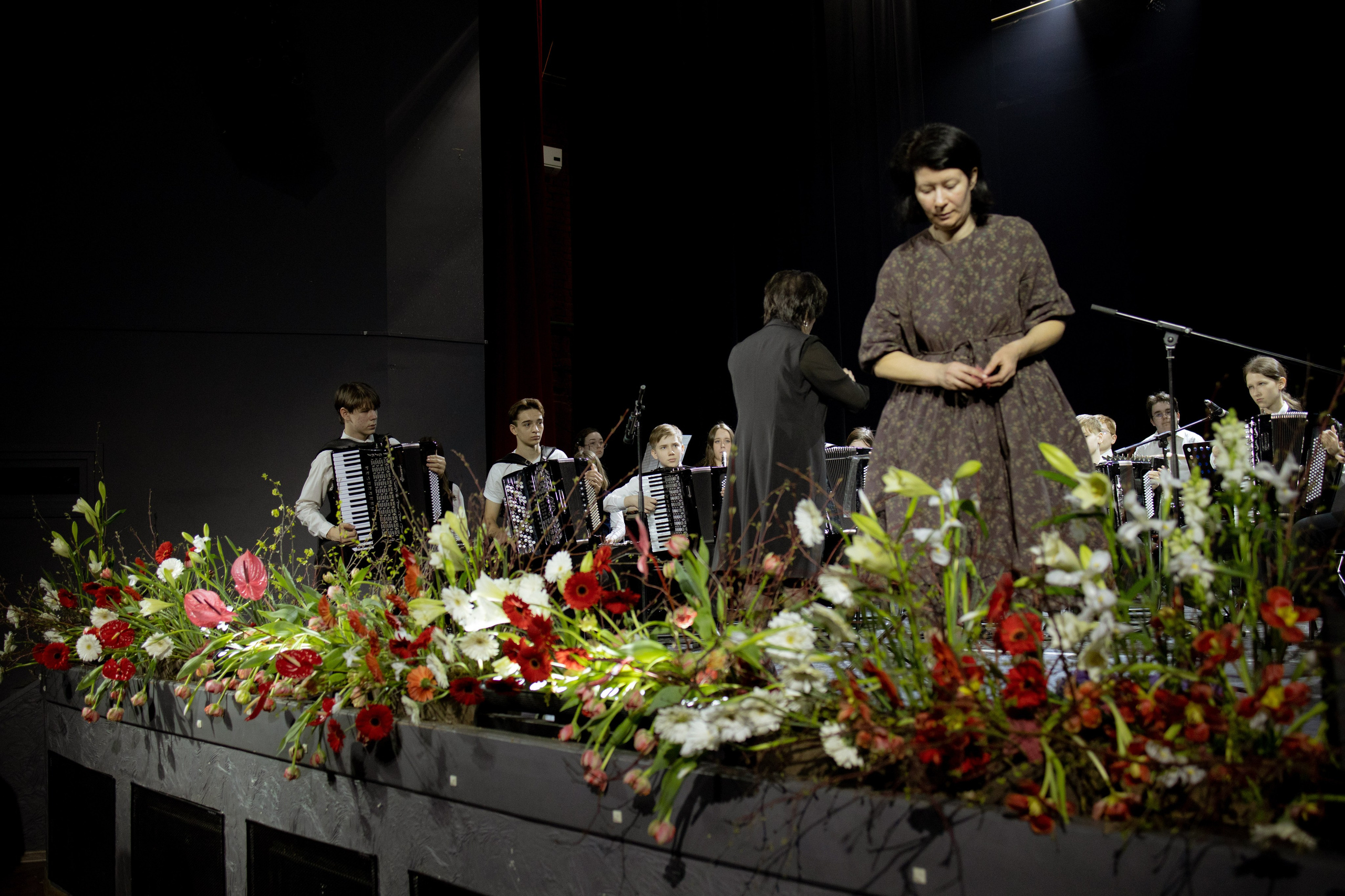 Оформление Отчетного концерта Музыкальной школы Глазунова. Оформление свадеб, декор свадеб Вера Маркова, Москва