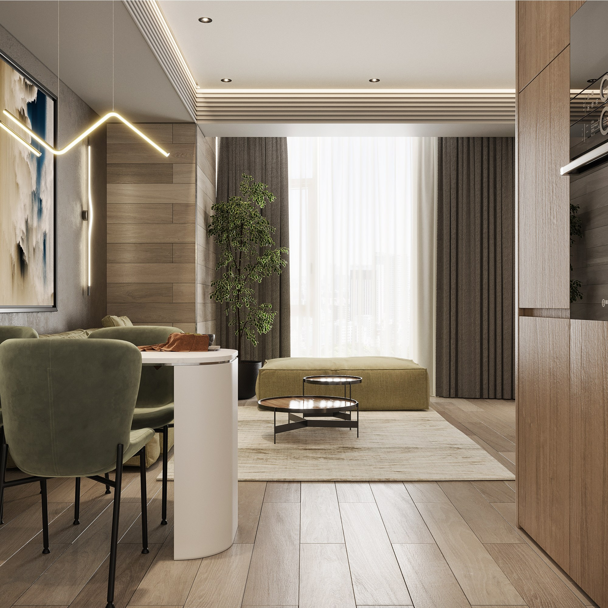 ЖК «ORION», 91 м². Room Design Studio