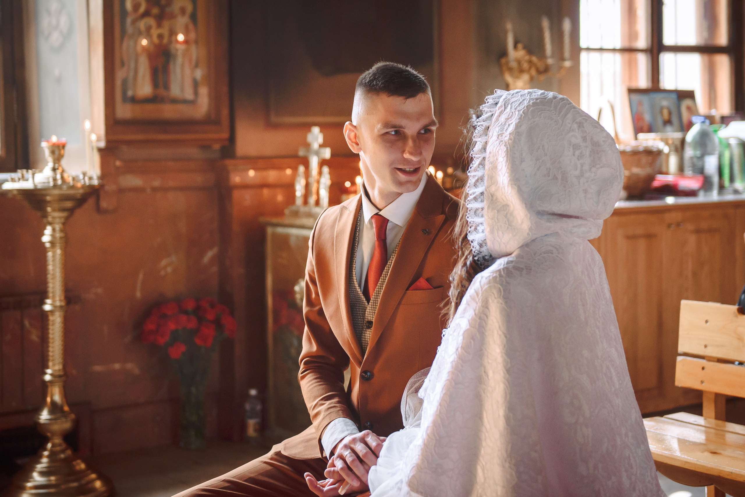 Венчание в Храме Бориса и Глеба в Дегунино. Свадебный и семейный фотограф в Москве Юлия Винник