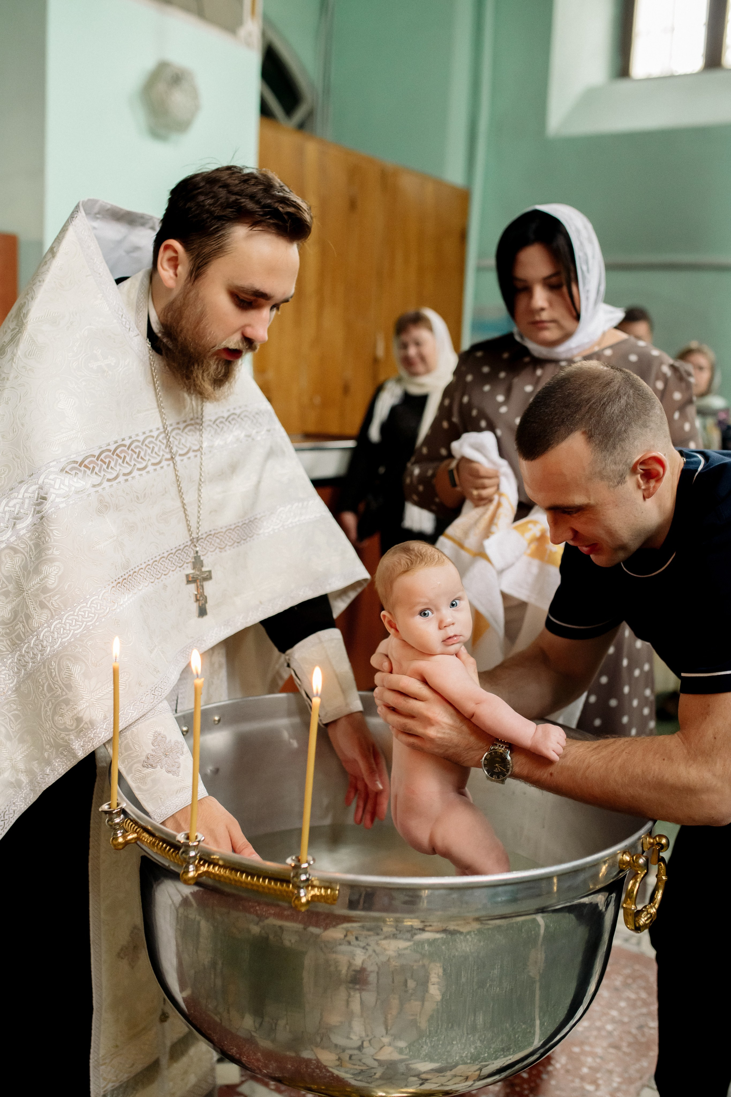 Крещение Агаты. Фотограф Мария Стрелкова