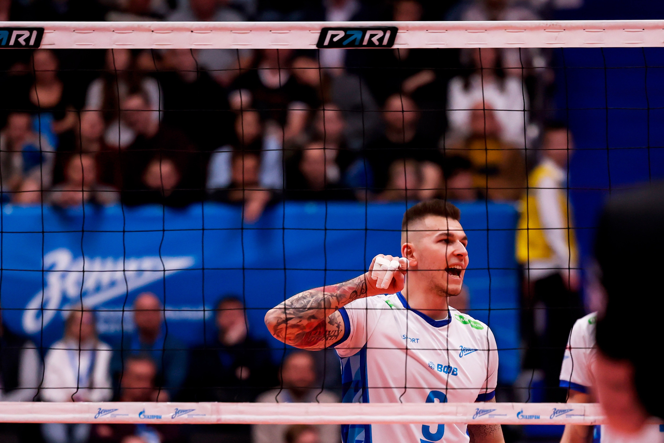 ВК Зенит — ВК Белогорье 08.04.2025. Спортивный и репортажный фотограф Антон Тереханов