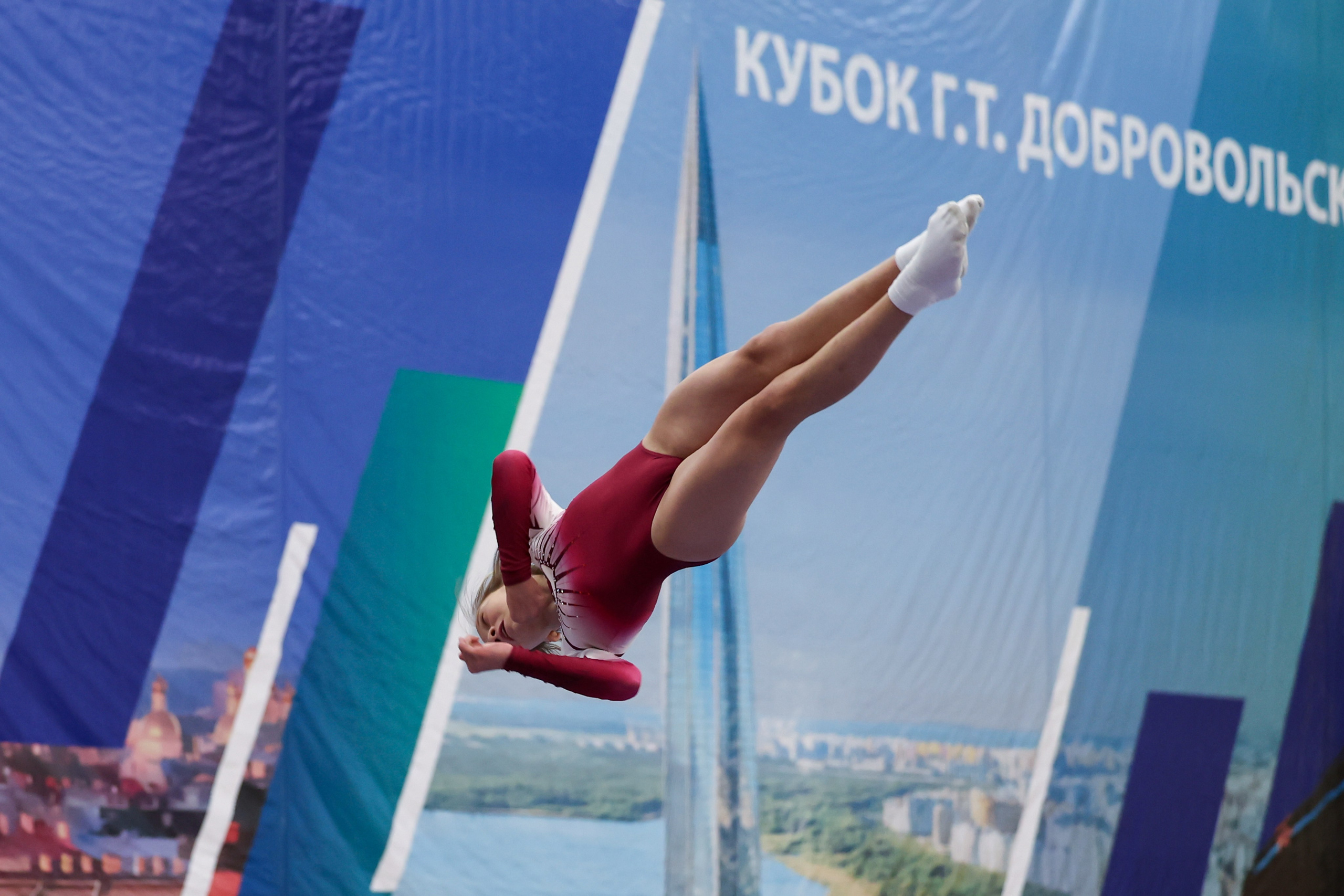 Командный чемпионат России по прыжкам на батуте 20-23.09.2024 года. Спортивный и репортажный фотограф Антон Тереханов