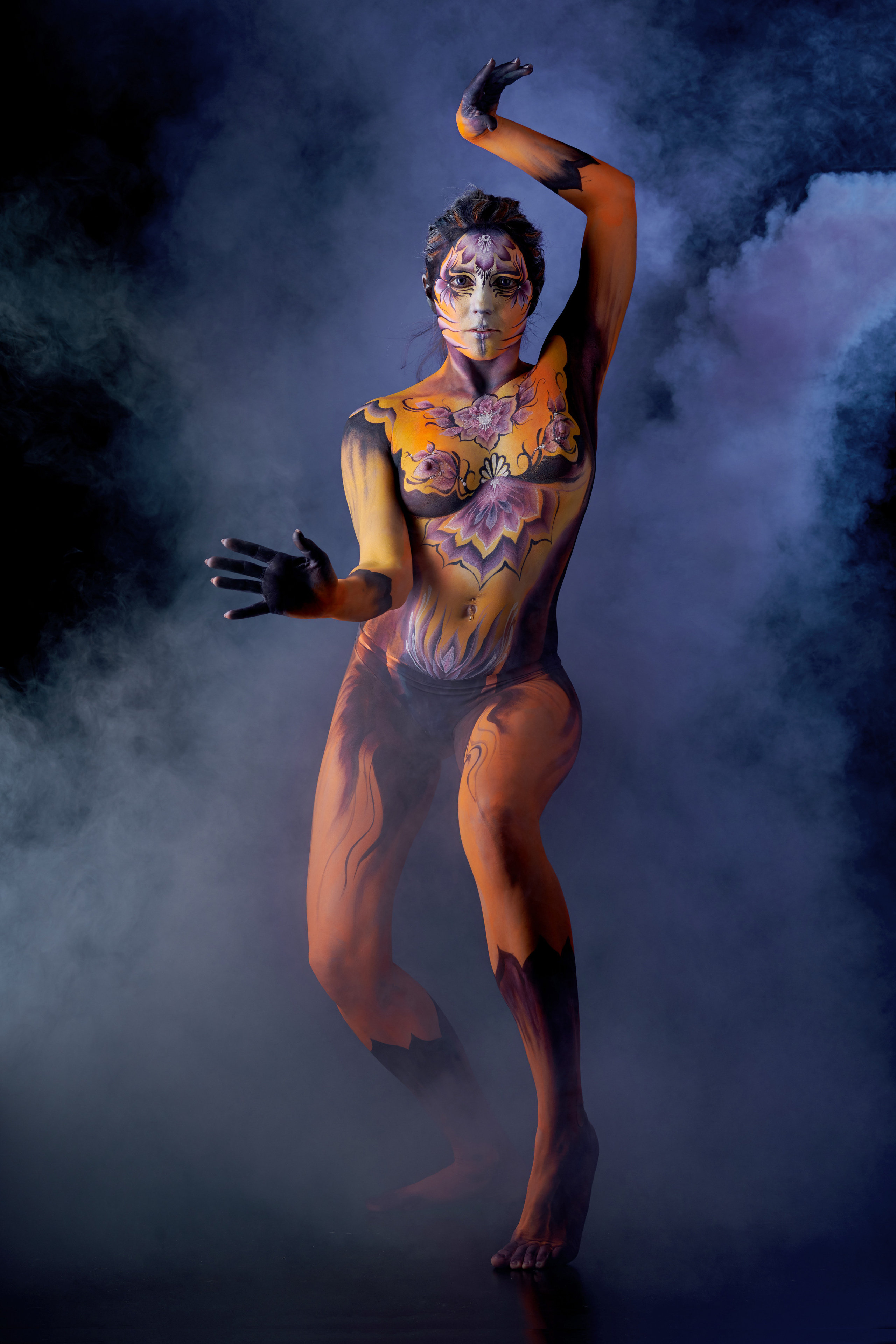 Боди-Арт Иваново, фотосесии с дымом 